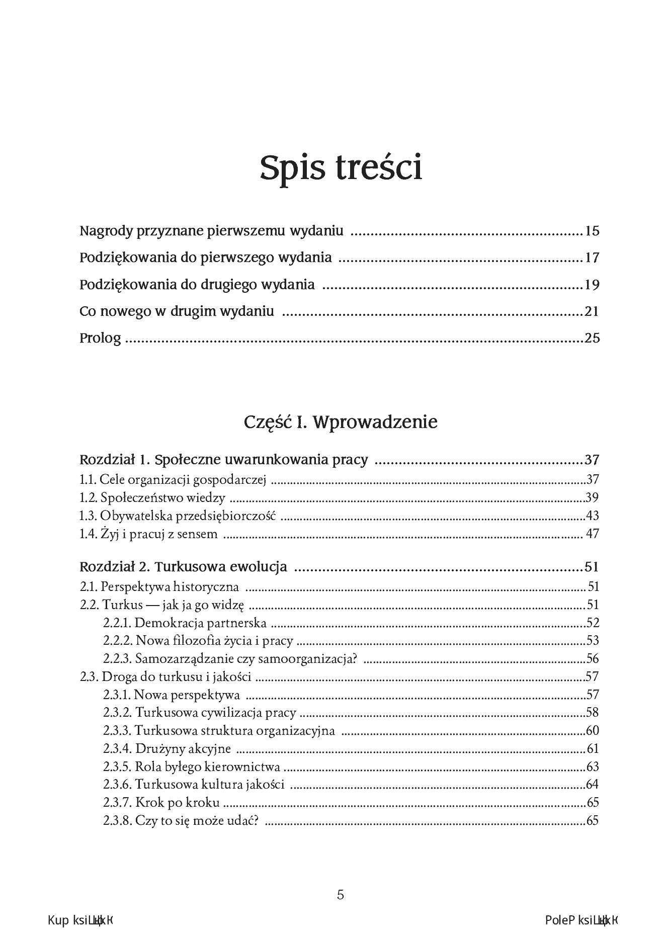 Fragment „Doktryna jakości. Wydanie II turkusowe. Rzecz o turkusowej samoorganizacji” — strona 3 z 30