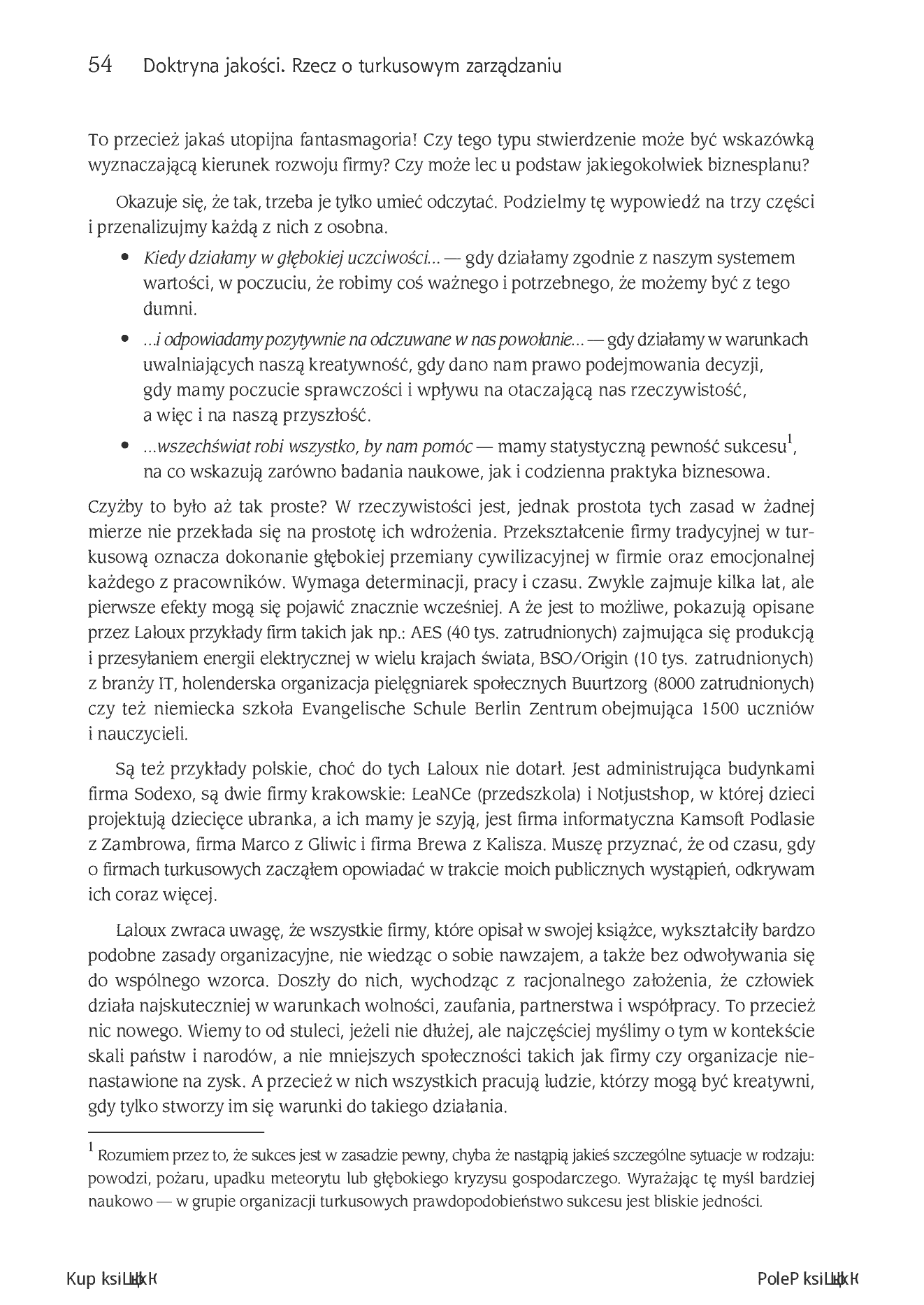 Fragment „Doktryna jakości. Wydanie II turkusowe. Rzecz o turkusowej samoorganizacji” — strona 16 z 30
