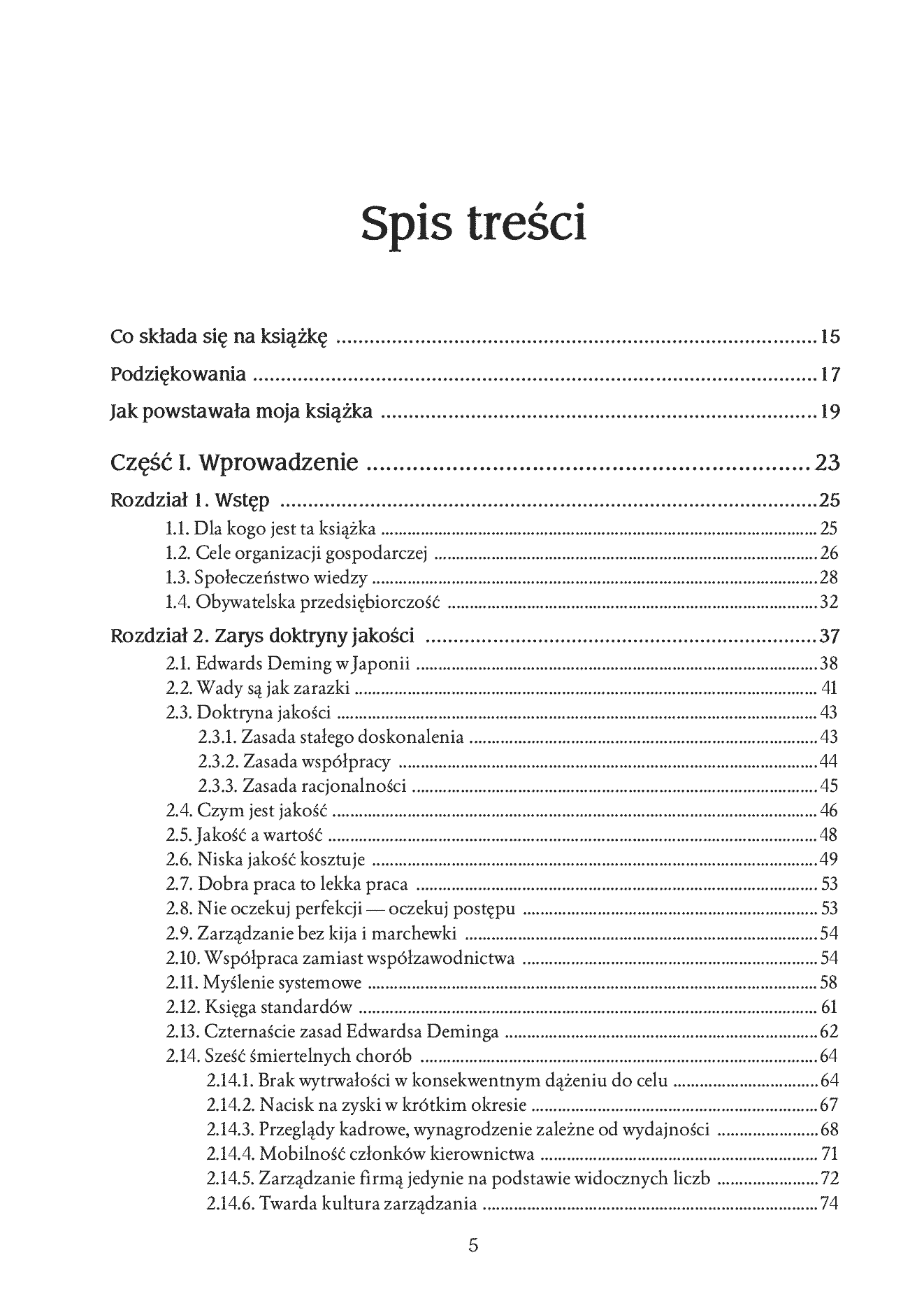 Fragment „Doktryna jakości. Rzecz o skutecznym zarządzaniu” — strona 3 z 30