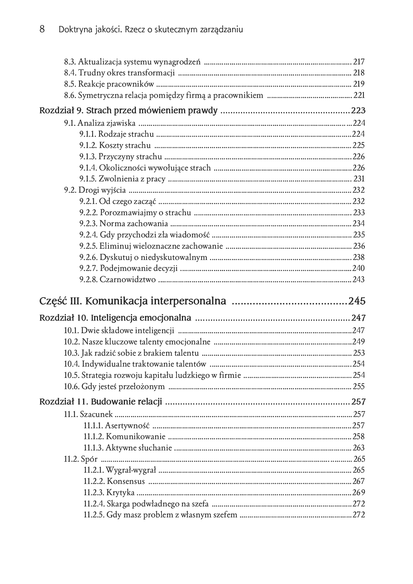 Fragment „Doktryna jakości. Rzecz o skutecznym zarządzaniu” — strona 6 z 30
