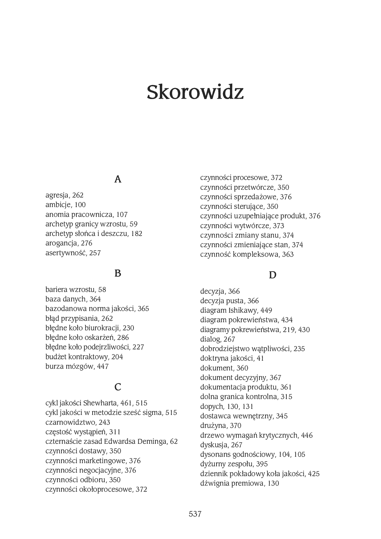 Fragment „Doktryna jakości. Rzecz o skutecznym zarządzaniu” — strona 29 z 30