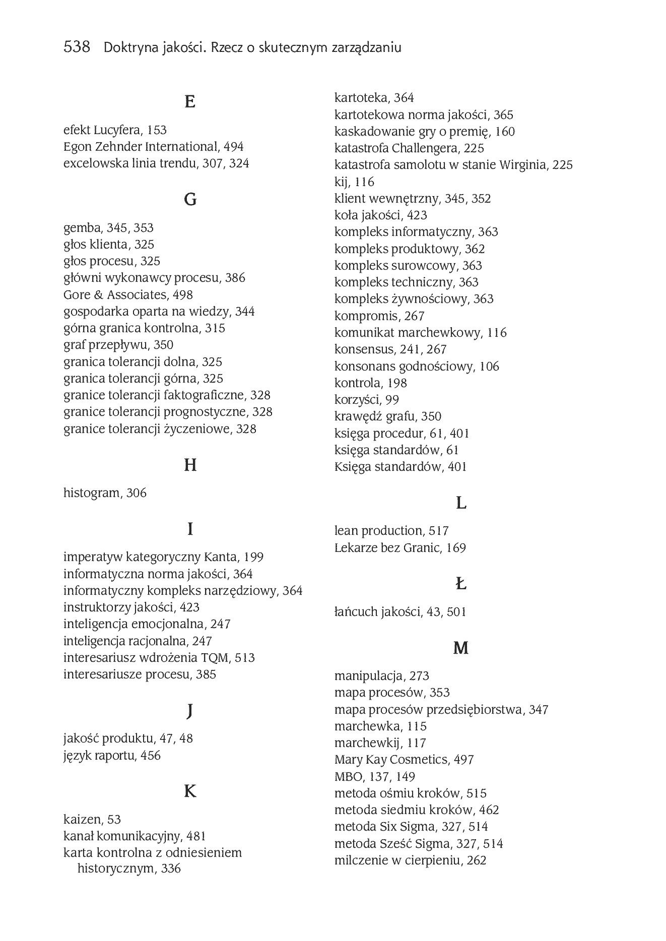 Fragment „Doktryna jakości. Rzecz o skutecznym zarządzaniu” — strona 30 z 30