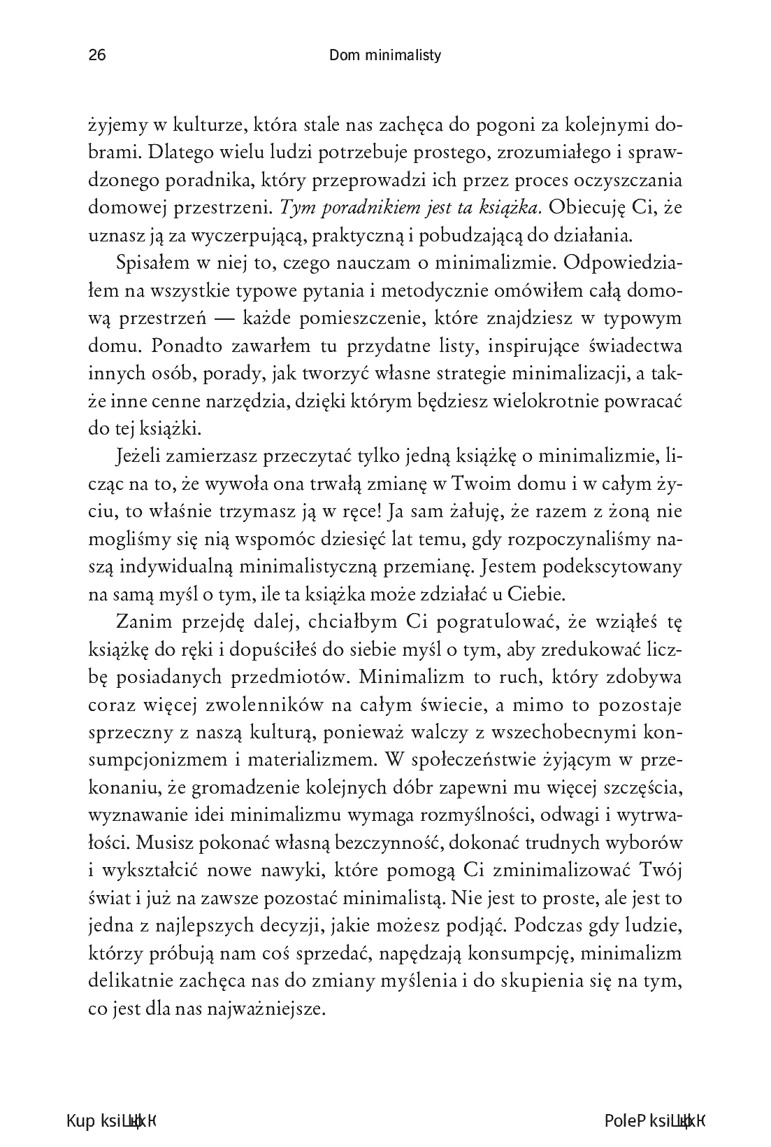 Fragment „Dom minimalisty. Pokonaj bałagan i ciesz się uporządkowanym życiem” — strona 18 z 22