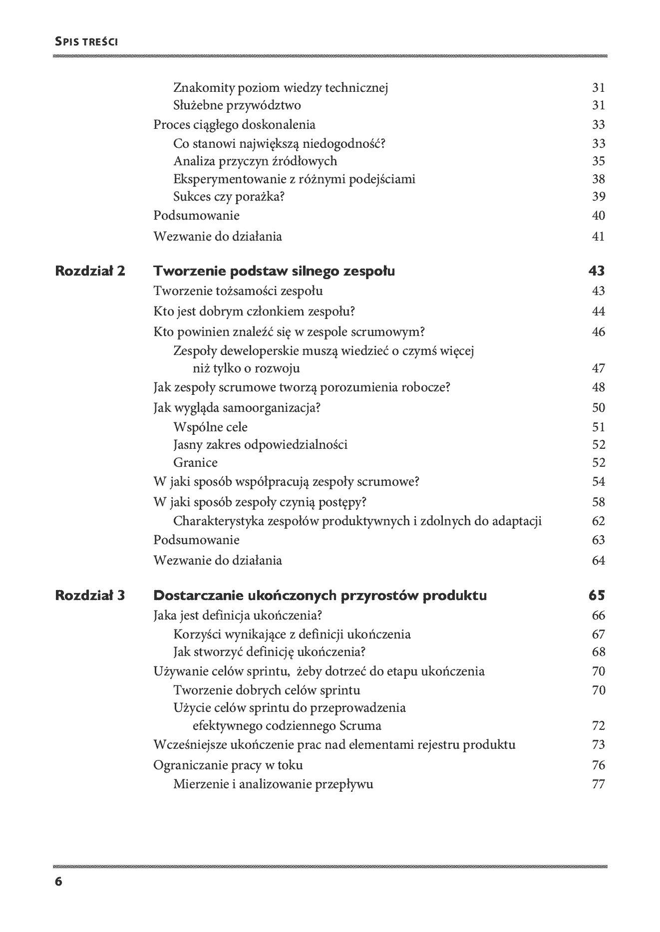 Fragment „Doskonalenie Scruma. Przewodnik dla praktyków. O wyzwaniach, korzyściach i zwinnych zespołach” — strona 4 z 30