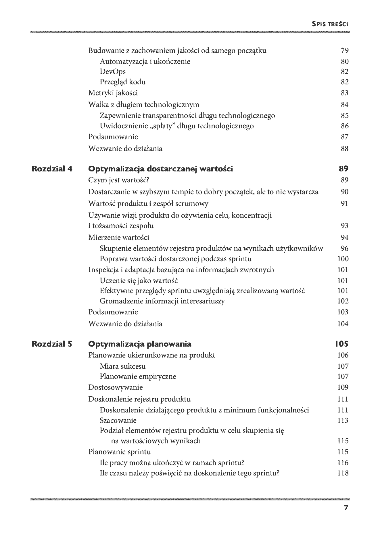 Fragment „Doskonalenie Scruma. Przewodnik dla praktyków. O wyzwaniach, korzyściach i zwinnych zespołach” — strona 5 z 30