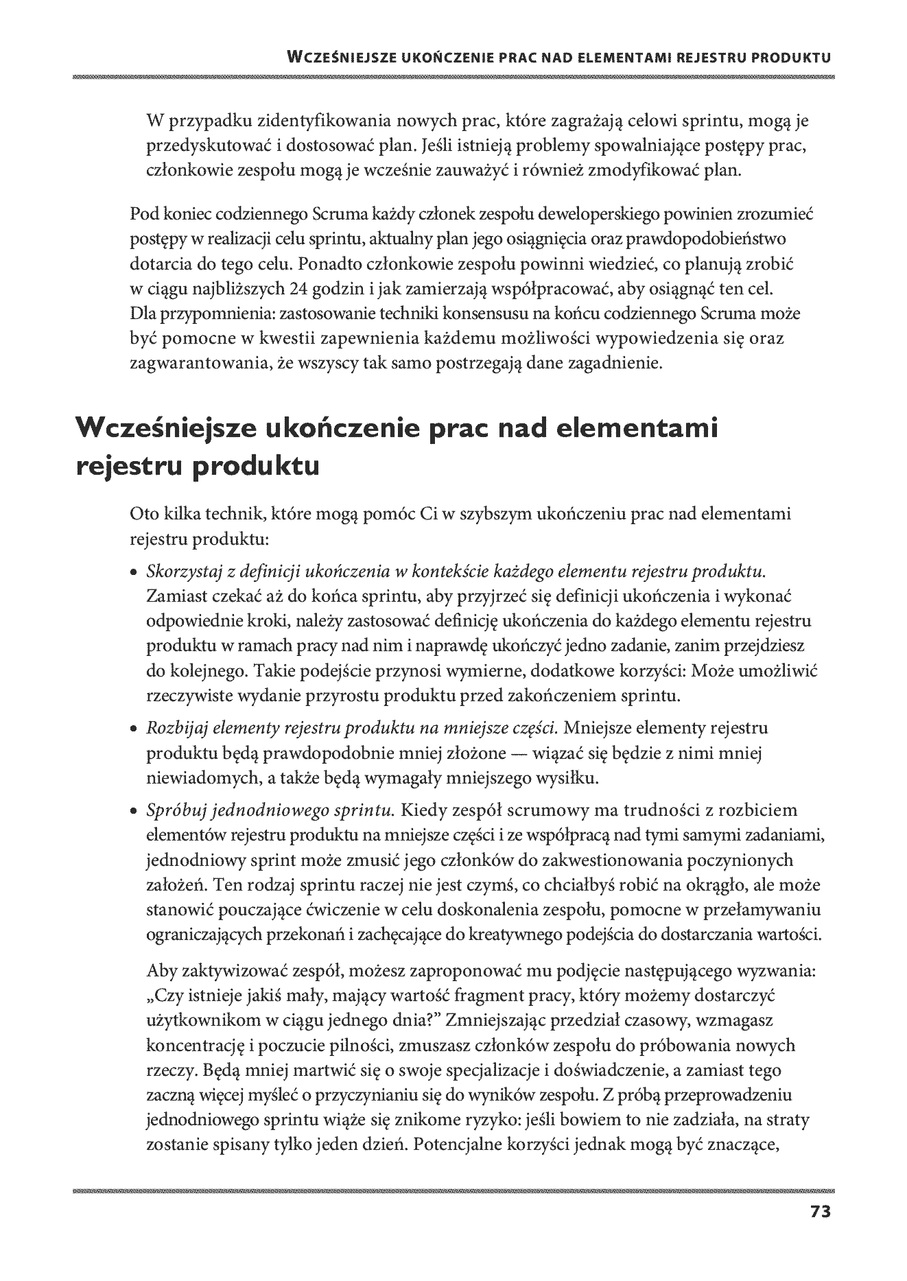 Fragment „Doskonalenie Scruma. Przewodnik dla praktyków. O wyzwaniach, korzyściach i zwinnych zespołach” — strona 17 z 30