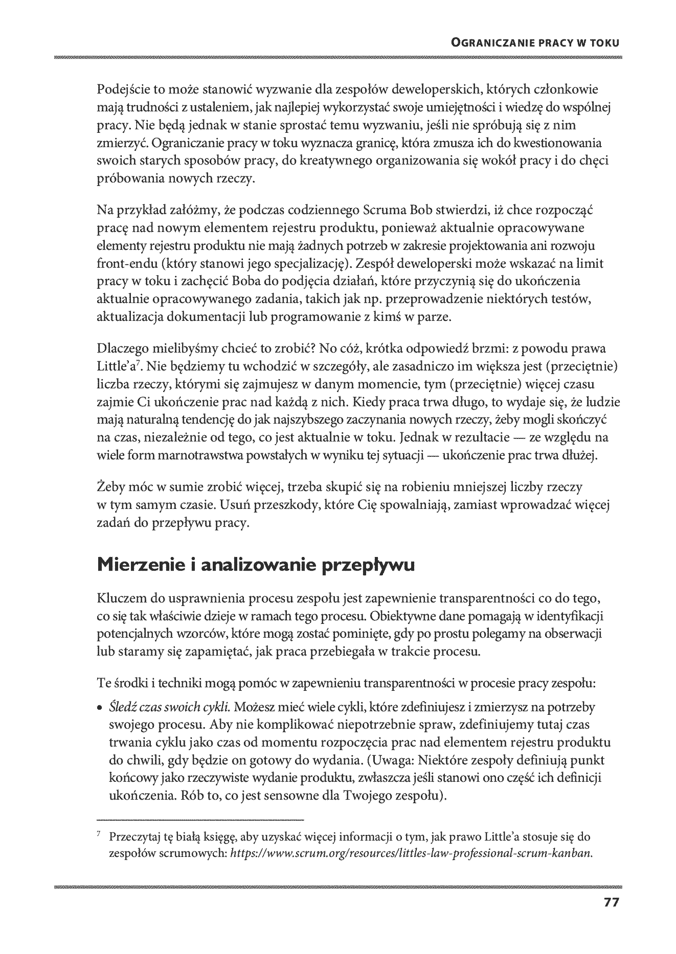 Fragment „Doskonalenie Scruma. Przewodnik dla praktyków. O wyzwaniach, korzyściach i zwinnych zespołach” — strona 21 z 30