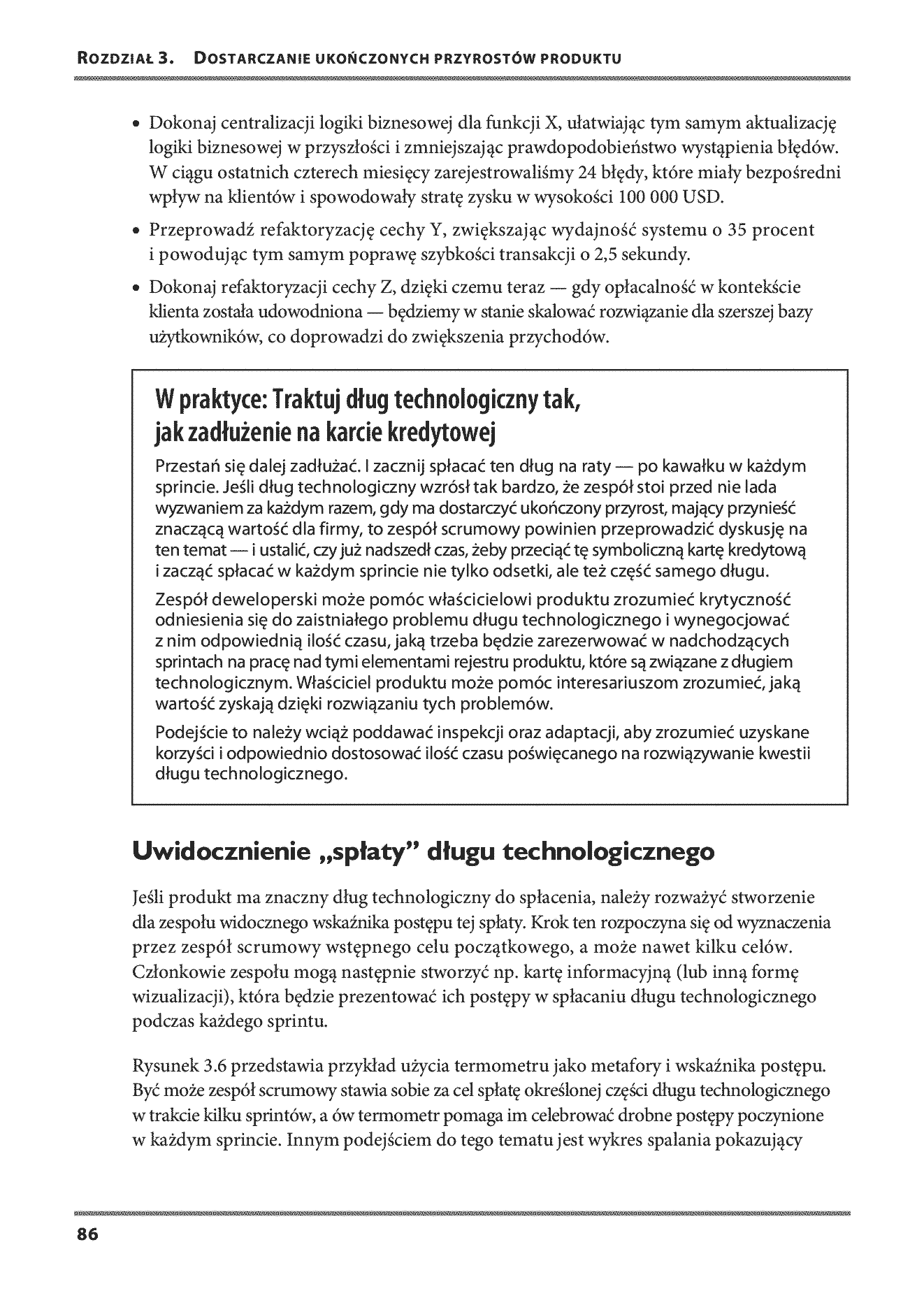 Fragment „Doskonalenie Scruma. Przewodnik dla praktyków. O wyzwaniach, korzyściach i zwinnych zespołach” — strona 30 z 30