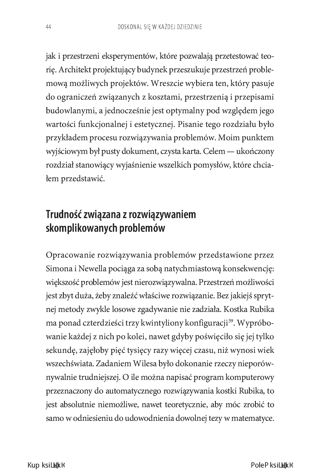 Fragment „Doskonal się w każdej dziedzinie. 12 maksym mistrzostwa” — strona 12 z 30