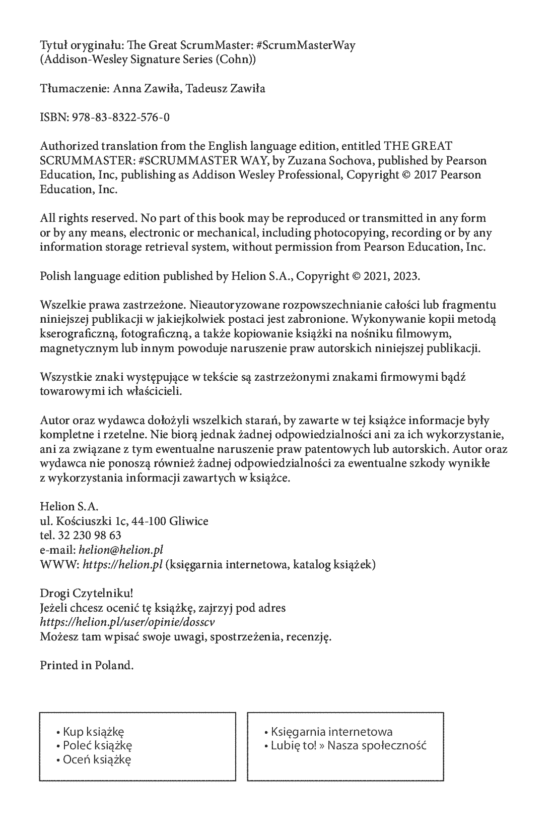 Fragment „Doskonały Scrum master. Jak budować bardziej efektywne zespoły i zarządzać zmianą” — strona 2 z 30