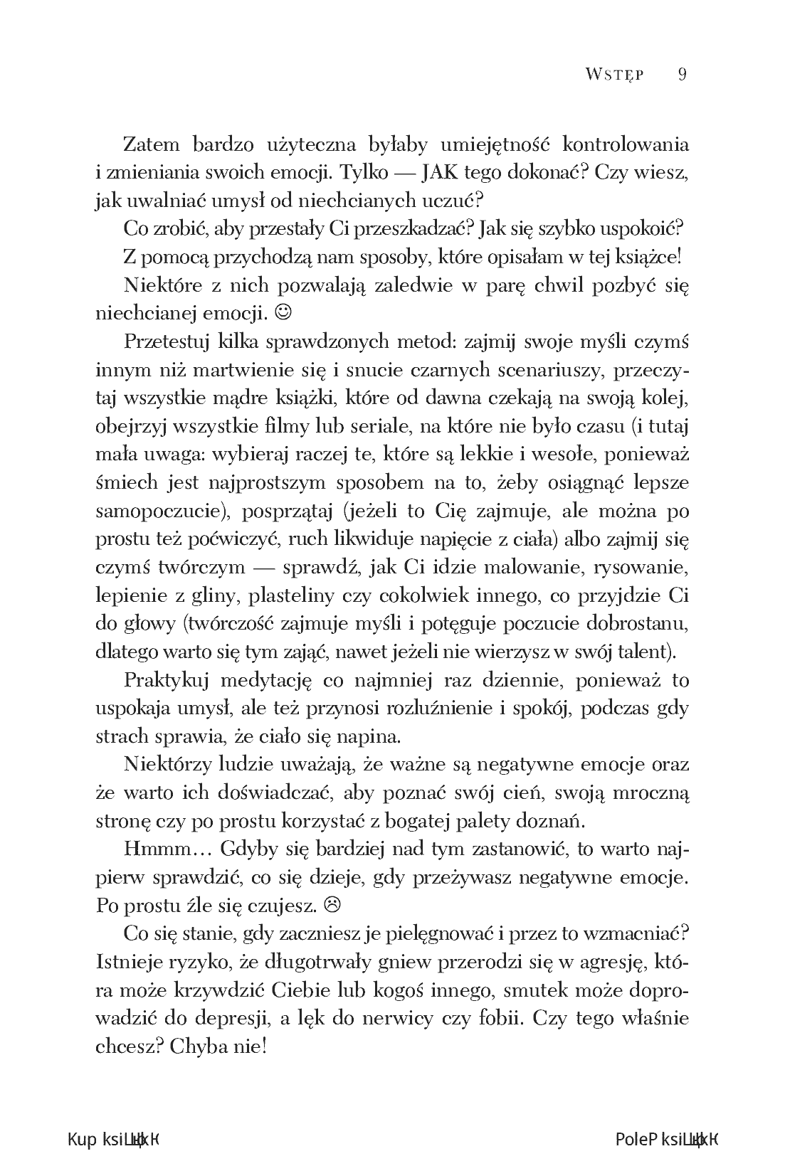Fragment „Do wolności od negatywności, czyli jak oczyszczać swoje myśli, emocje i energię” — strona 7 z 10