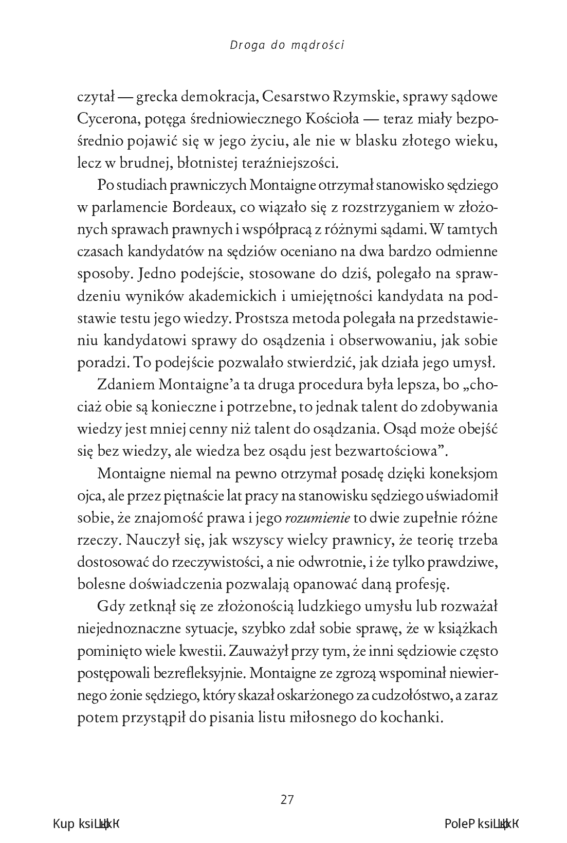 Fragment „Droga do mądrości. Nauka, dyscyplina i codzienna praktyka” — strona 13 z 26