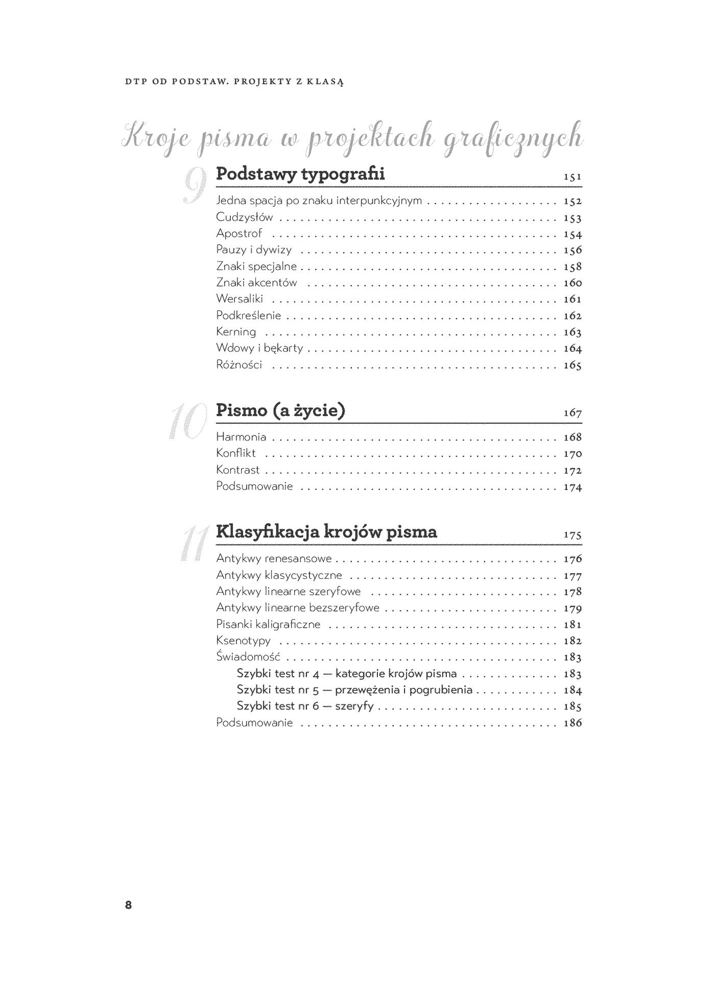Fragment „DTP od podstaw. Projekty z klasą. Wydanie IV” — strona 6 z 16