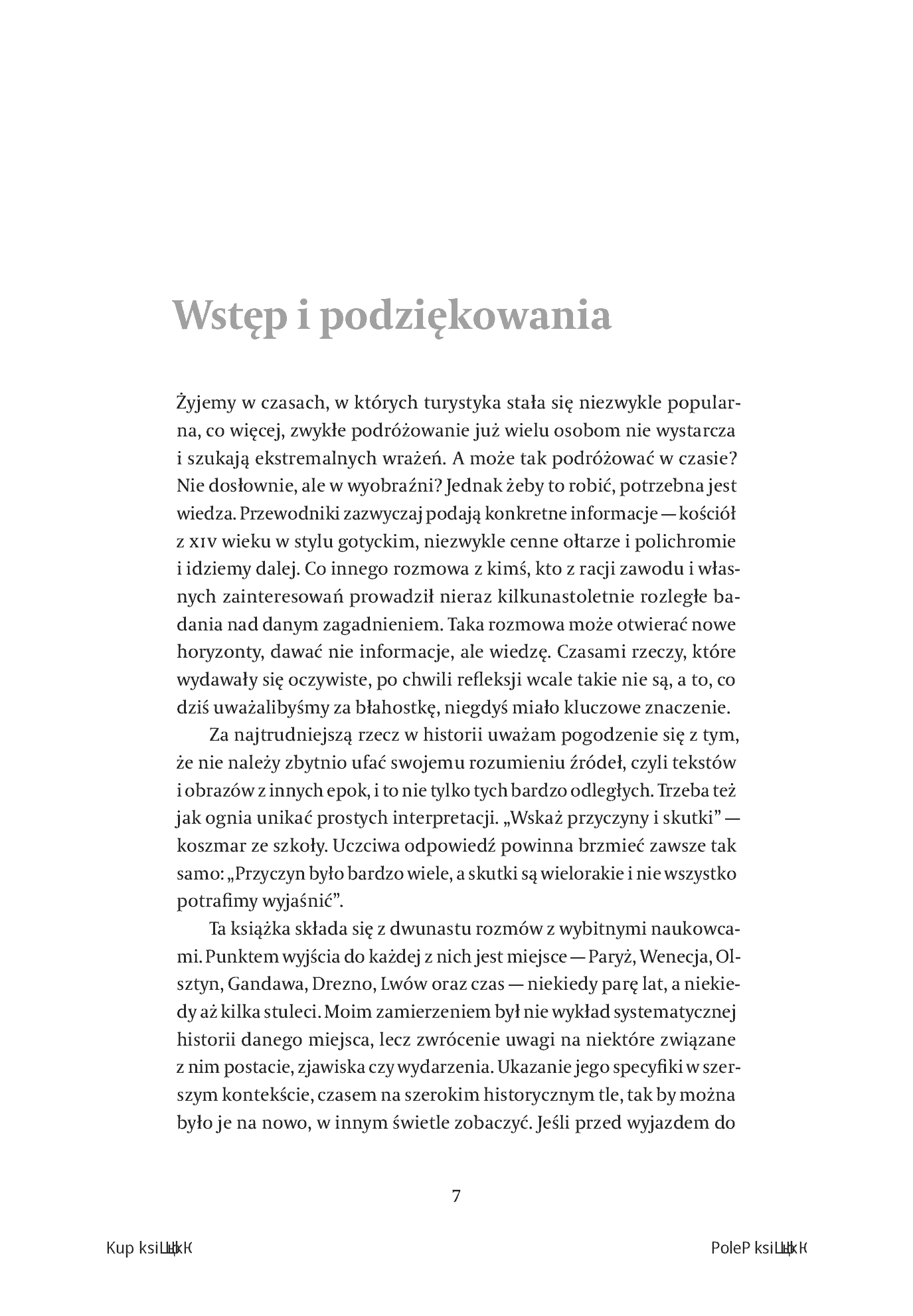 Fragment „Wędrówki przez czas. Nieoczywiste rozmowy o dziejach Europy” — strona 5 z 22