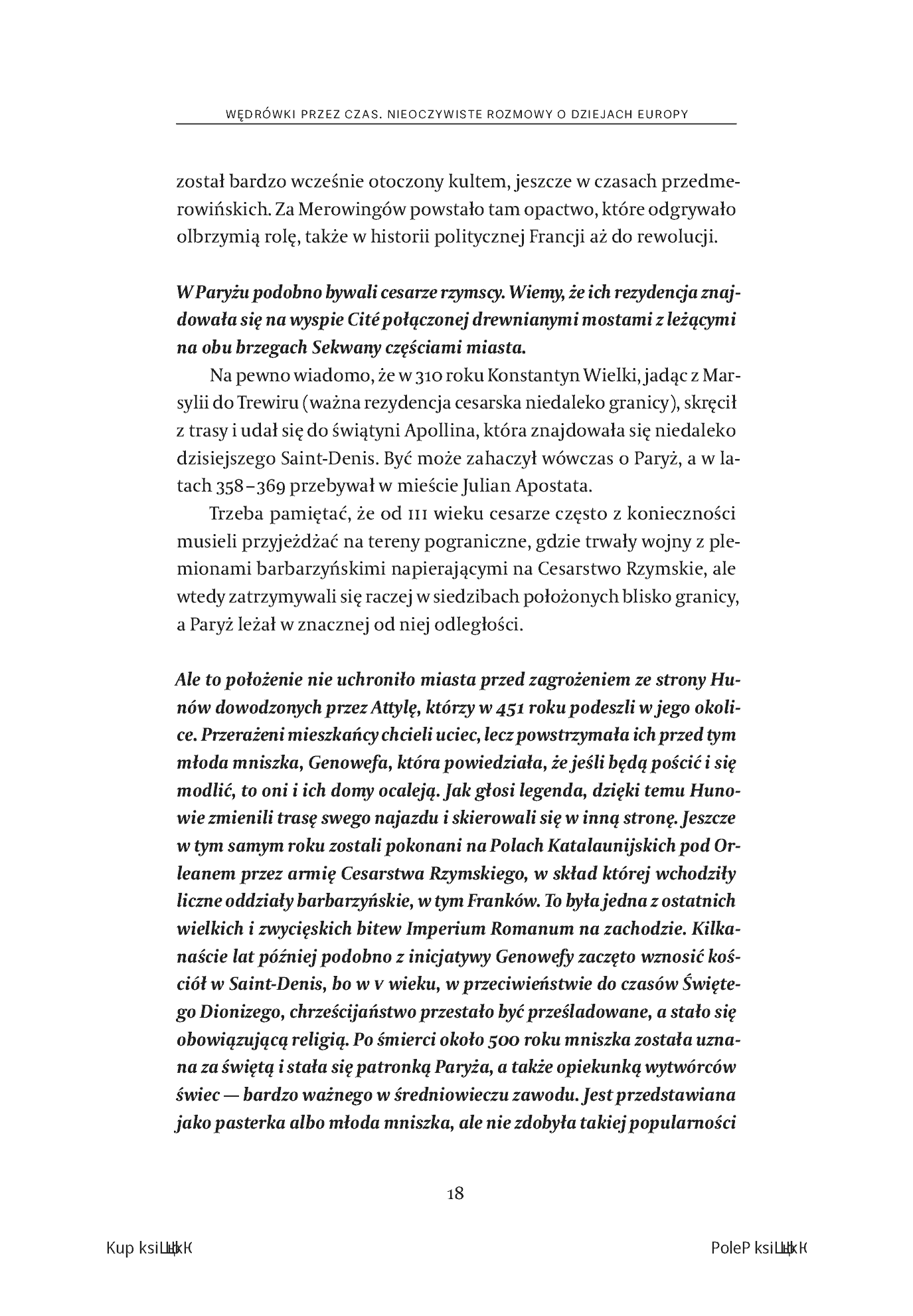 Fragment „Wędrówki przez czas. Nieoczywiste rozmowy o dziejach Europy” — strona 16 z 22