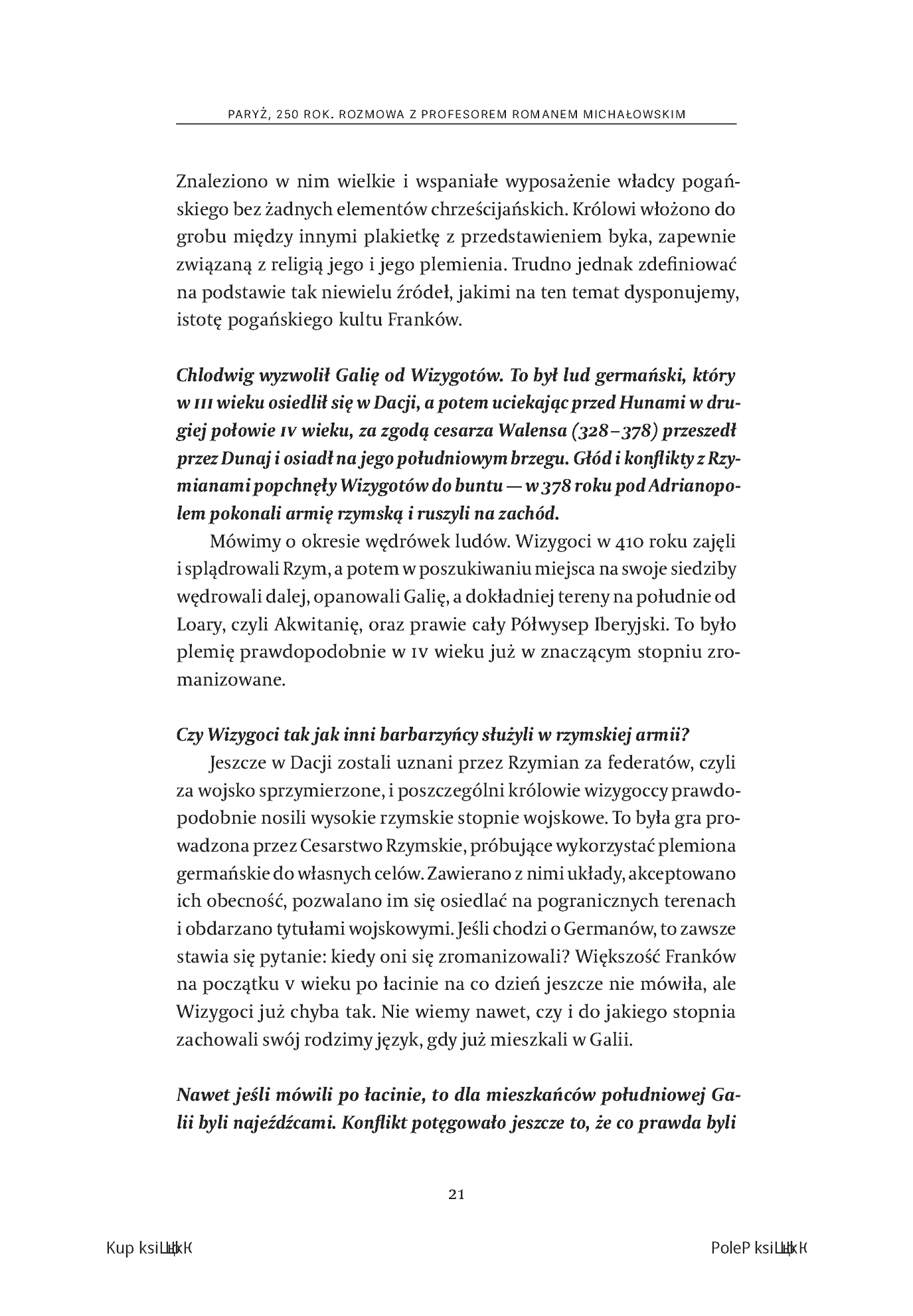 Fragment „Wędrówki przez czas. Nieoczywiste rozmowy o dziejach Europy” — strona 19 z 22