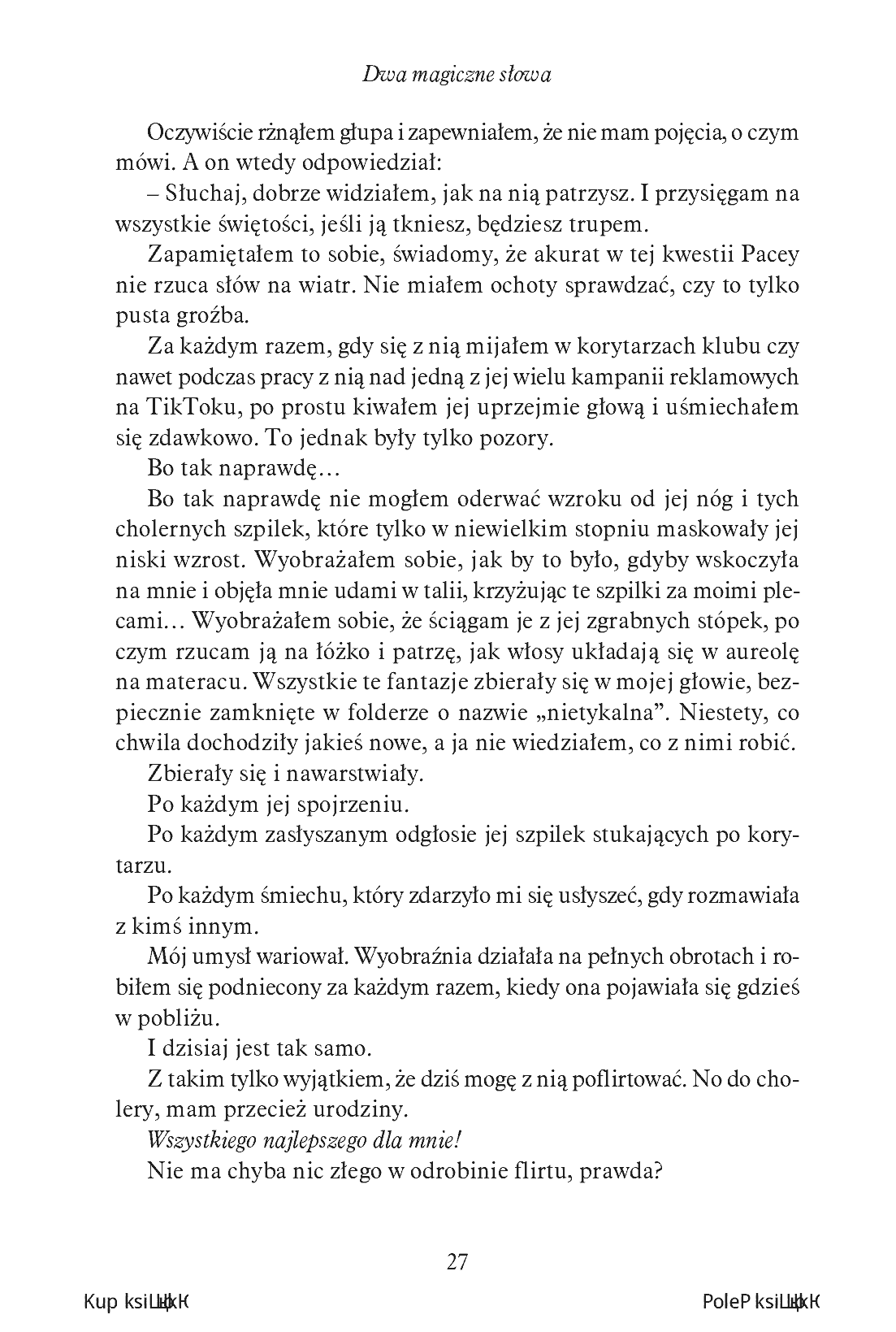 Fragment „Dwa magiczne słowa. Vancouver Agitators: miłość na lodzie #2” — strona 22 z 30