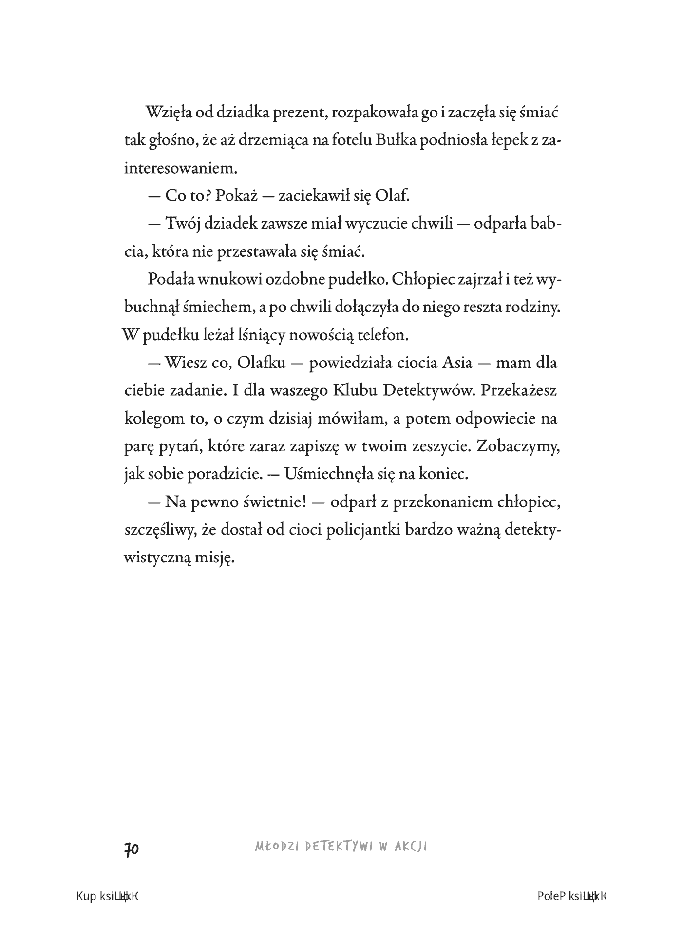 Fragment „Młodzi detektywi w akcji. Zagadki (prawie) kryminalne” — strona 18 z 20