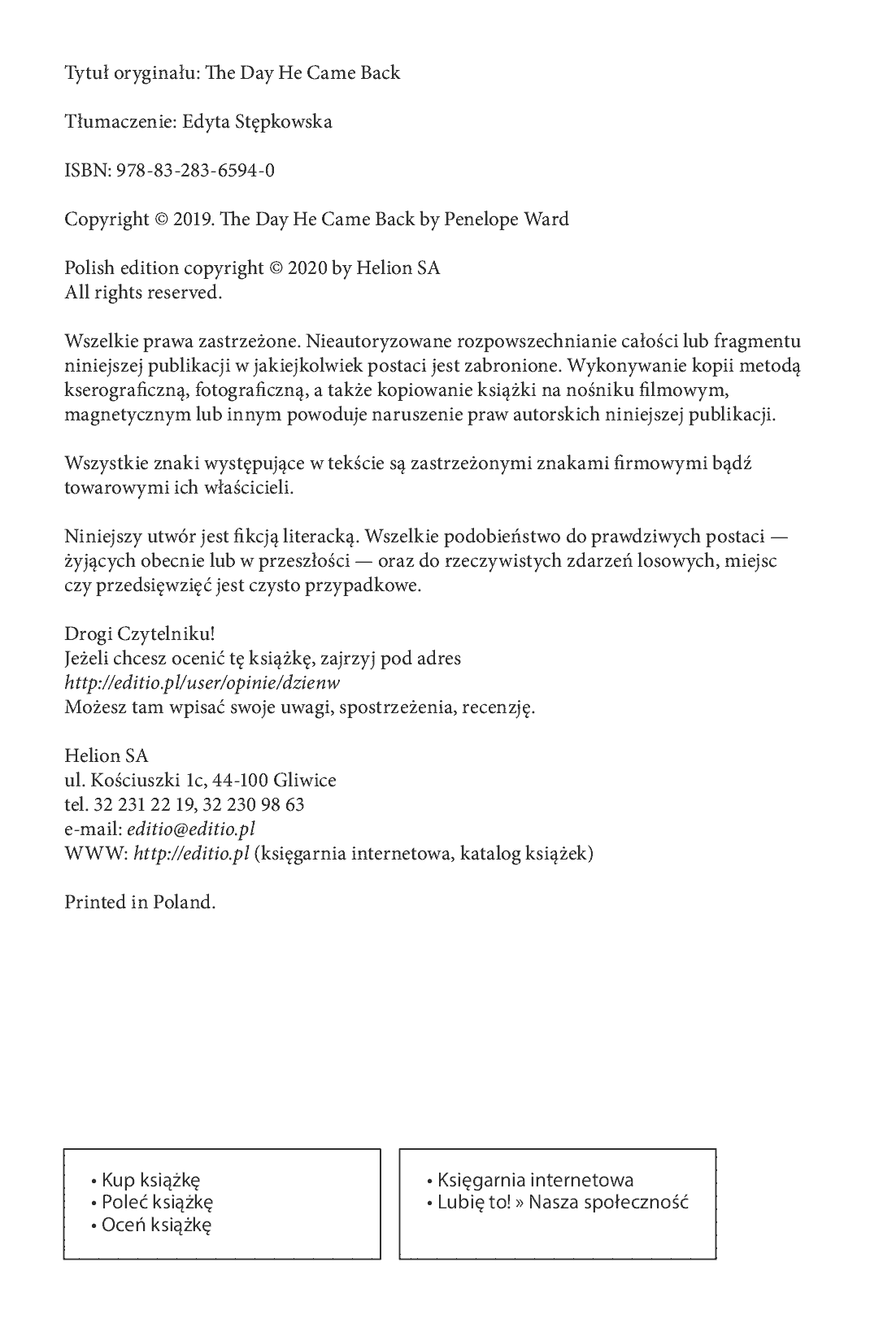 Fragment „Dzień, w którym powrócił” — strona 2 z 14