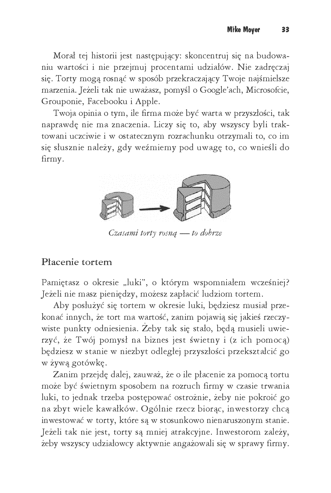 Fragment „Dzielenie tortu. Jak rozdysponować udziały w bezkosztowym start-upie” — strona 11 z 30