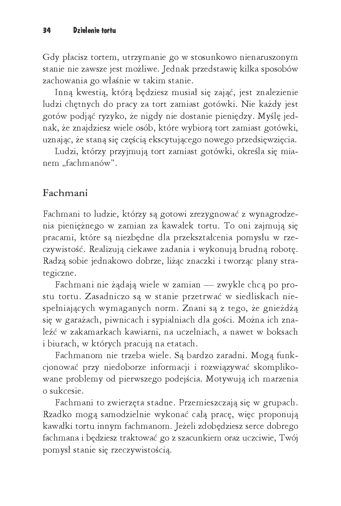 Fragment „Dzielenie tortu. Jak rozdysponować udziały w bezkosztowym start-upie” — strona 12 z 30