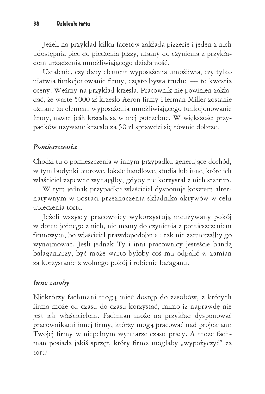 Fragment „Dzielenie tortu. Jak rozdysponować udziały w bezkosztowym start-upie” — strona 16 z 30