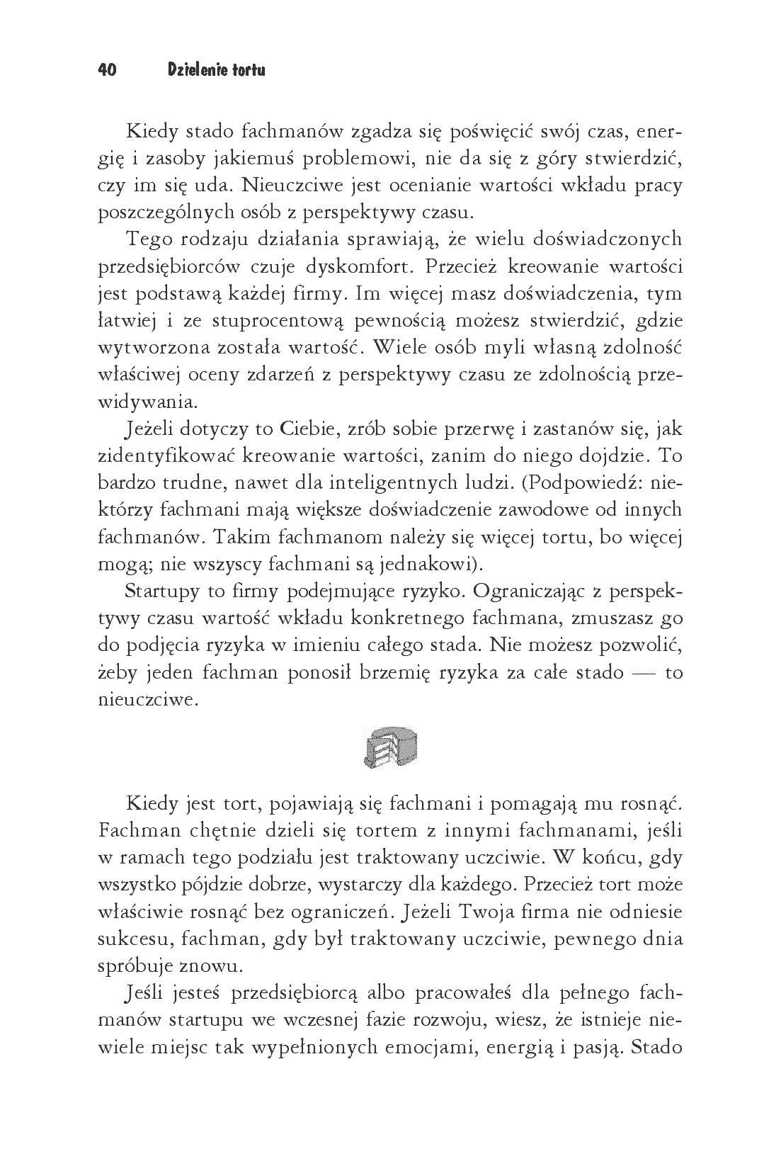 Fragment „Dzielenie tortu. Jak rozdysponować udziały w bezkosztowym start-upie” — strona 18 z 30