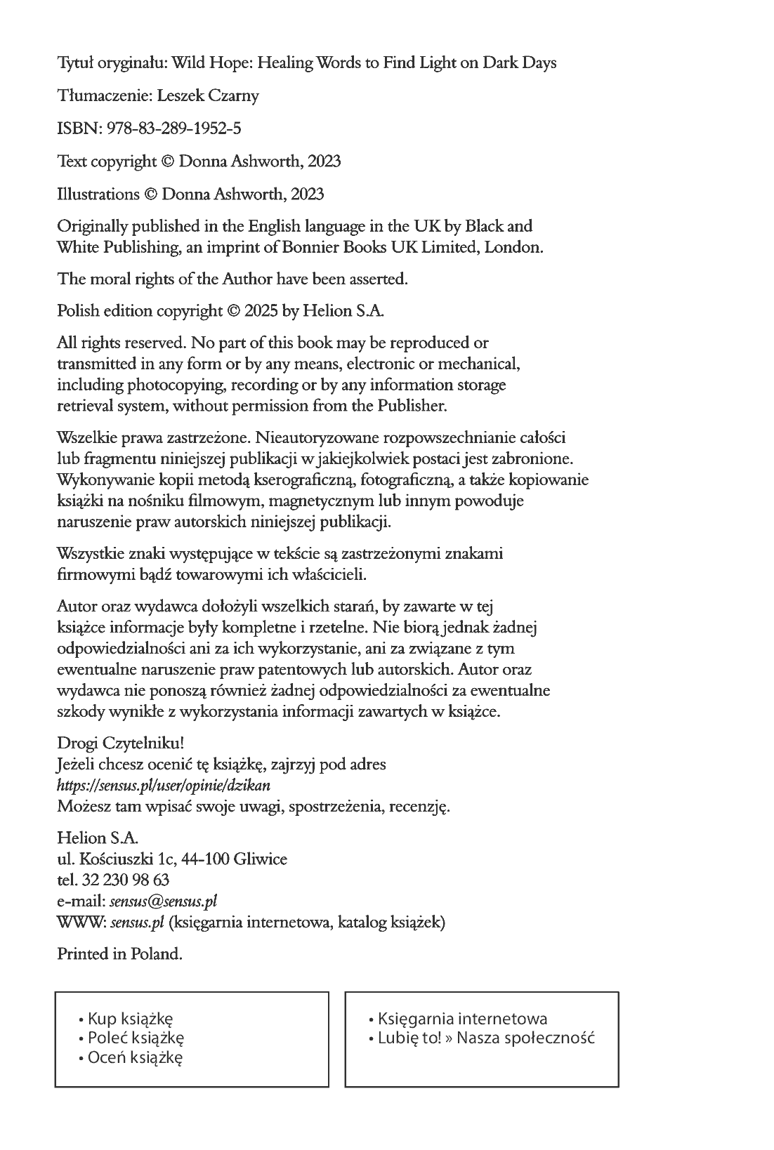Fragment „Dzika nadzieja. Uzdrawiające słowa, które pomagają znaleźć światło w mroczne dni” — strona 2 z 30