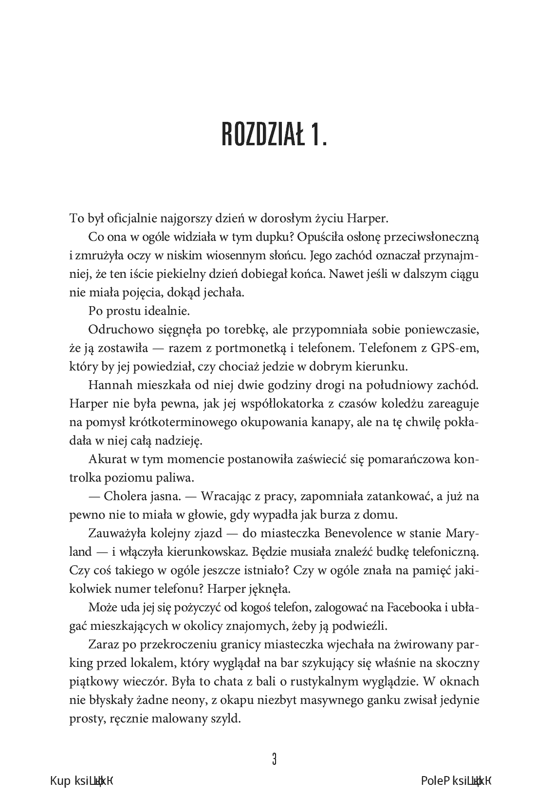 Fragment „Dziewczyna na niby. Miasteczko Benevolence” — strona 3 z 24