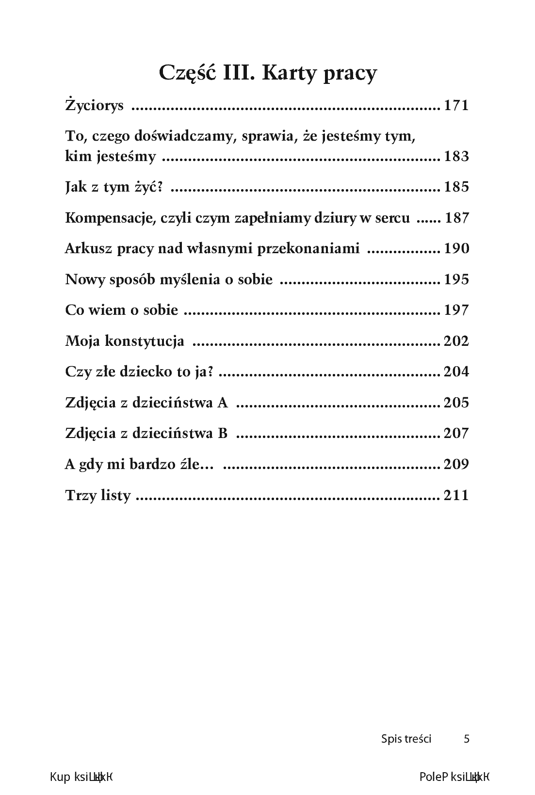 Fragment „Dzieciństwo do poprawki. Uwolnij się od cienia rodziców, energetycznych wampirów. Wydanie II, uzupełnione” — strona 5 z 24