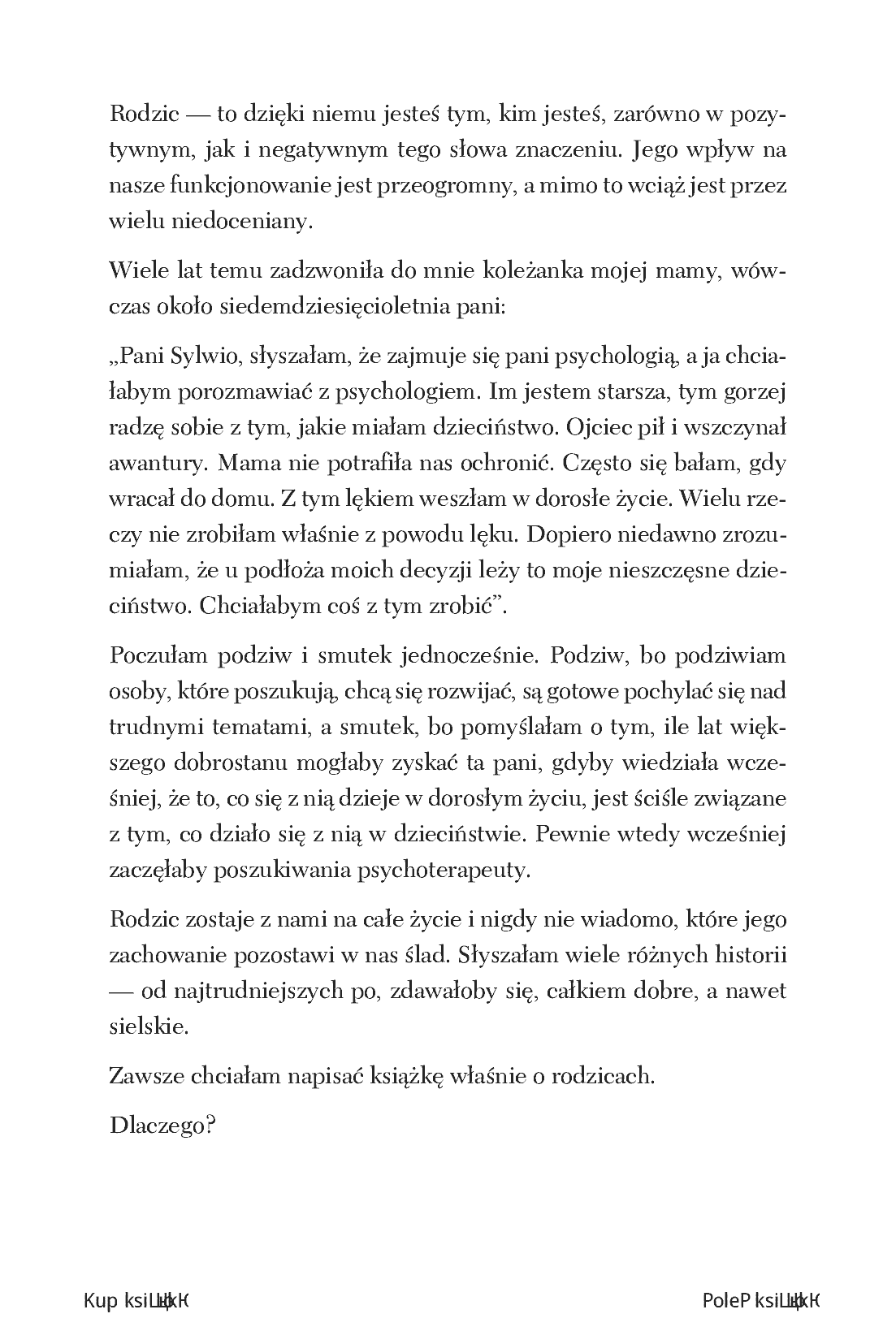 Fragment „Dzieciństwo do poprawki. Uwolnij się od cienia rodziców, energetycznych wampirów. Wydanie II, uzupełnione” — strona 11 z 24
