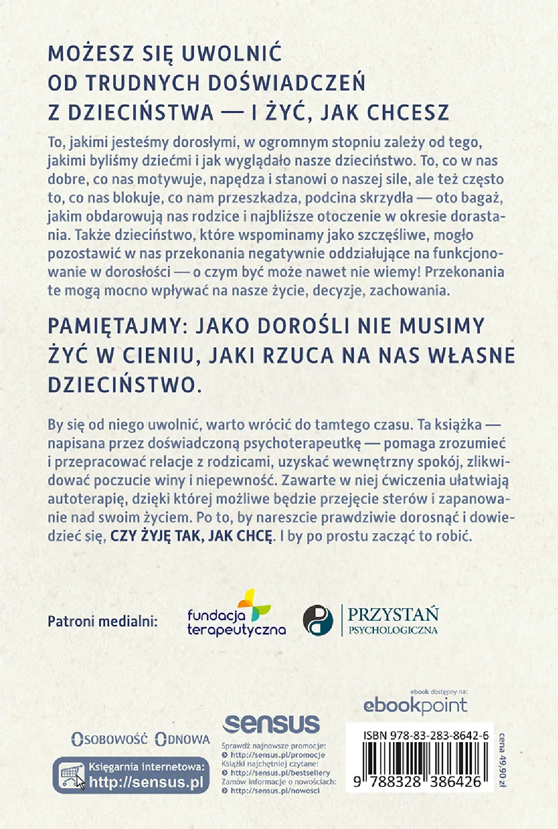 Fragment „Dzieciństwo do poprawki. Uwolnij się od cienia rodziców, energetycznych wampirów. Wydanie II, uzupełnione” — strona 24 z 24