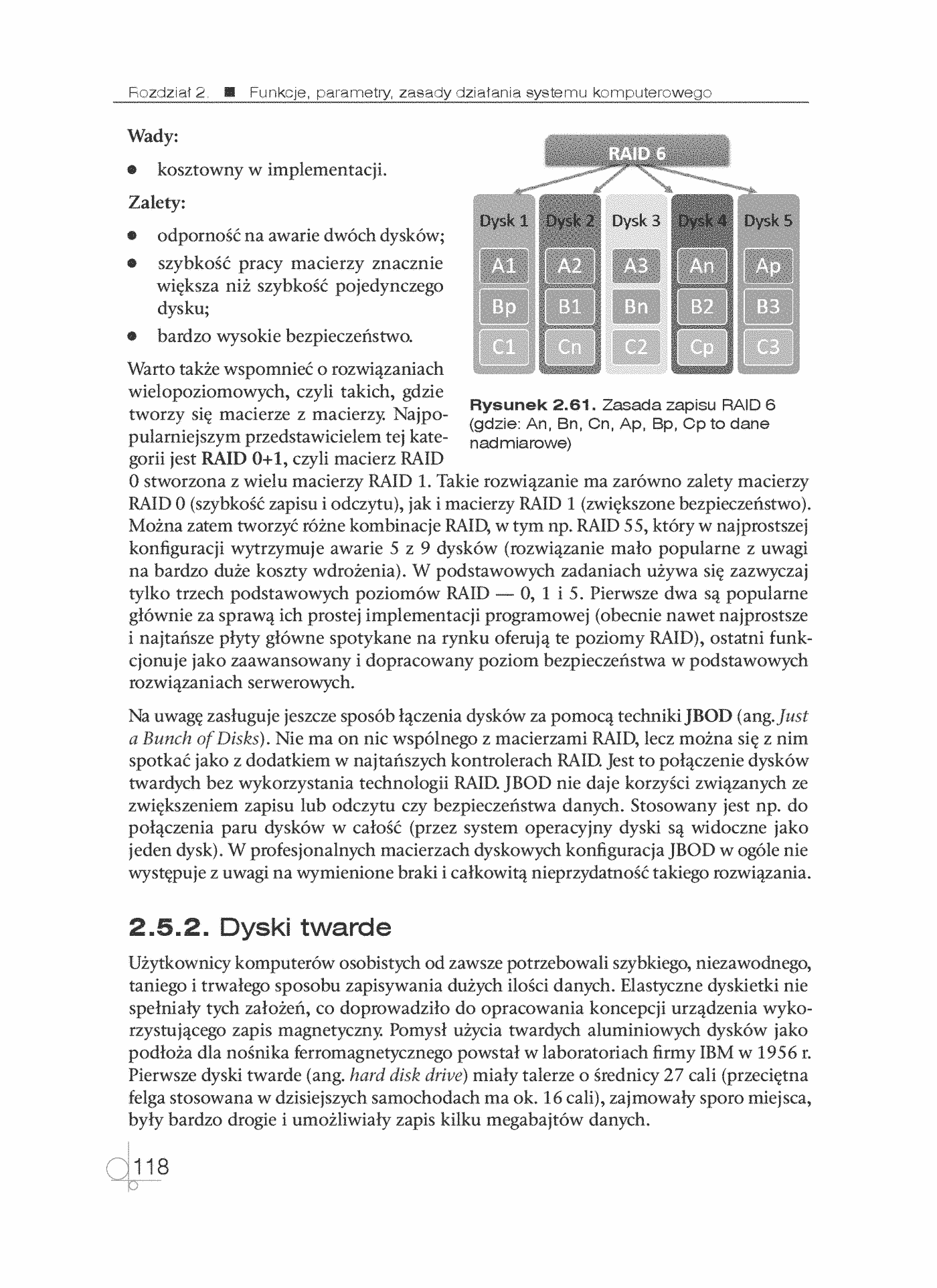 Fragment „Kwalifikacja EE.08. Montaż i eksploatacja systemów komputerowych, urządzeń peryferyjnych i sieci. Część 1. Urządzenia techniki komputerowej. Podręcznik do nauki zawodu technik informatyk” — strona 22 z 28