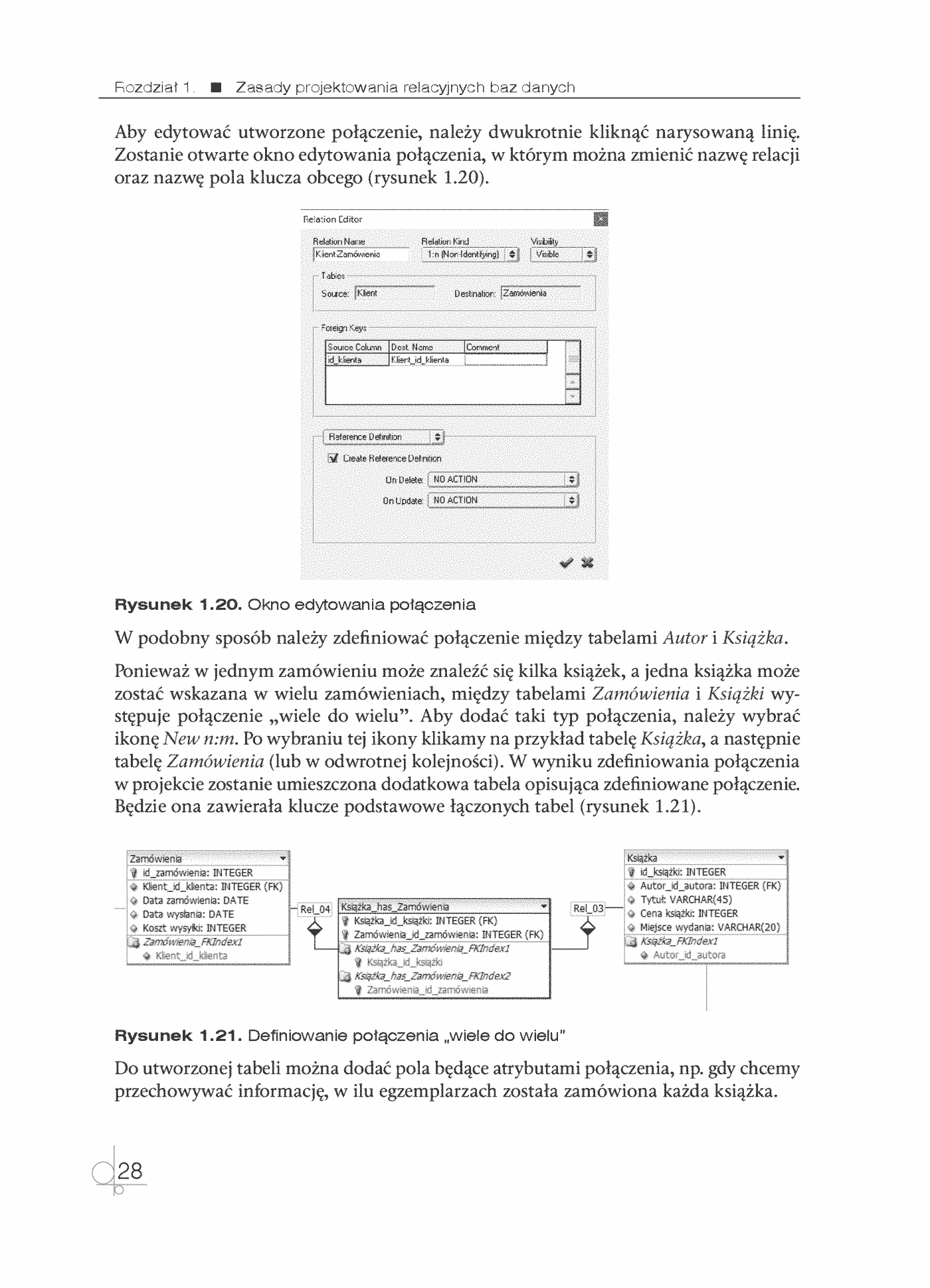 Fragment „Kwalifikacja EE.09. Programowanie, tworzenie i administrowanie stronami internetowymi i bazami danych. Część 3. Tworzenie i administrowanie bazami danych. Podręcznik do nauki zawodu technik informatyk” — strona 14 z 30