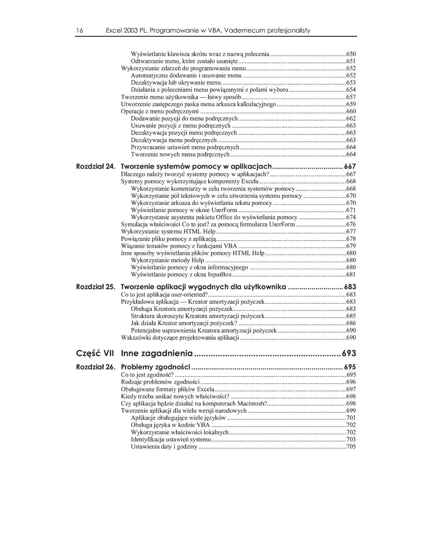 Fragment „Excel 2003 PL. Programowanie w VBA. Vademecum profesjonalisty” — strona 15 z 30