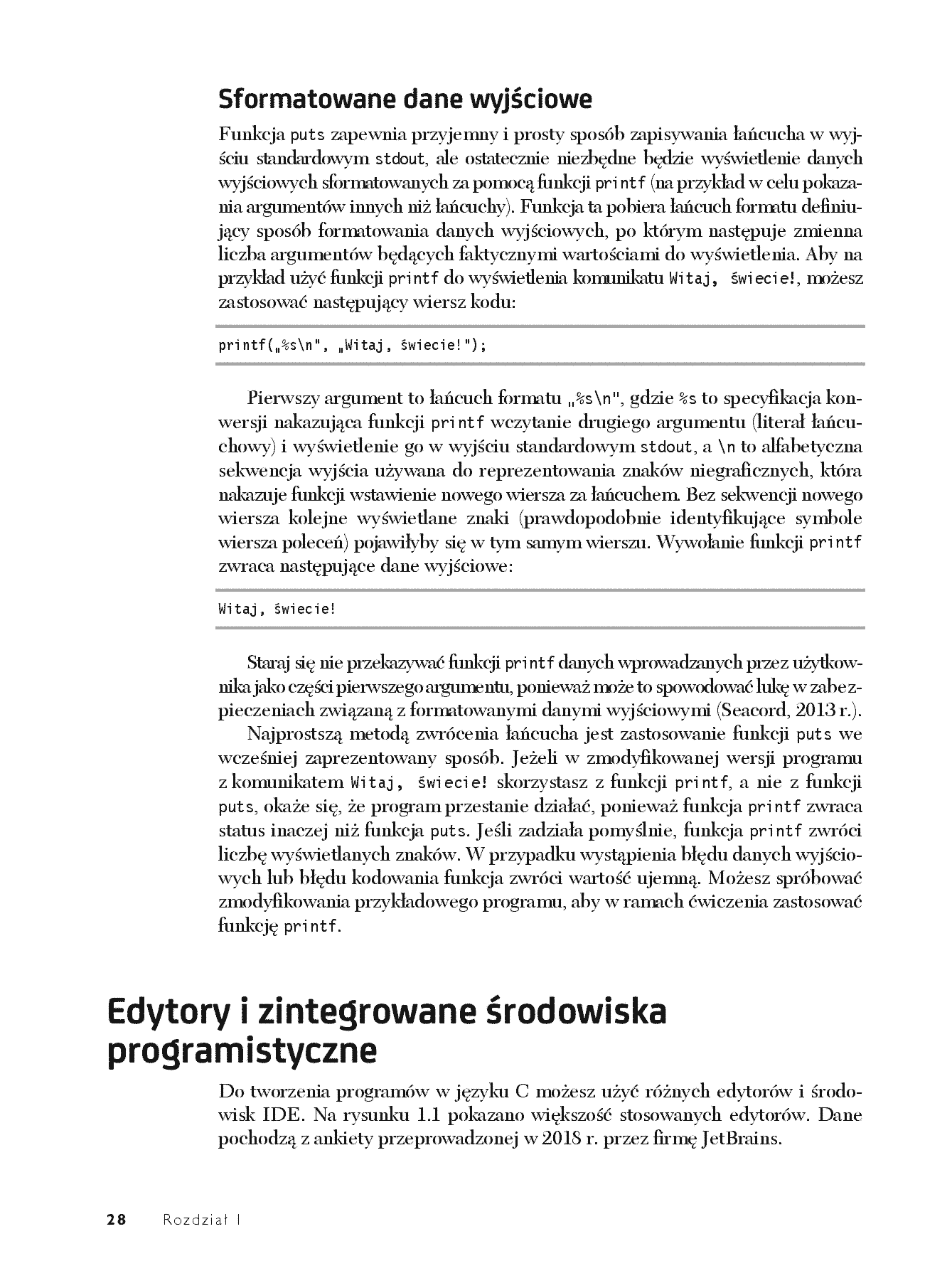 Fragment „Efektywny C. Wprowadzenie do profesjonalnego programowania” — strona 14 z 24