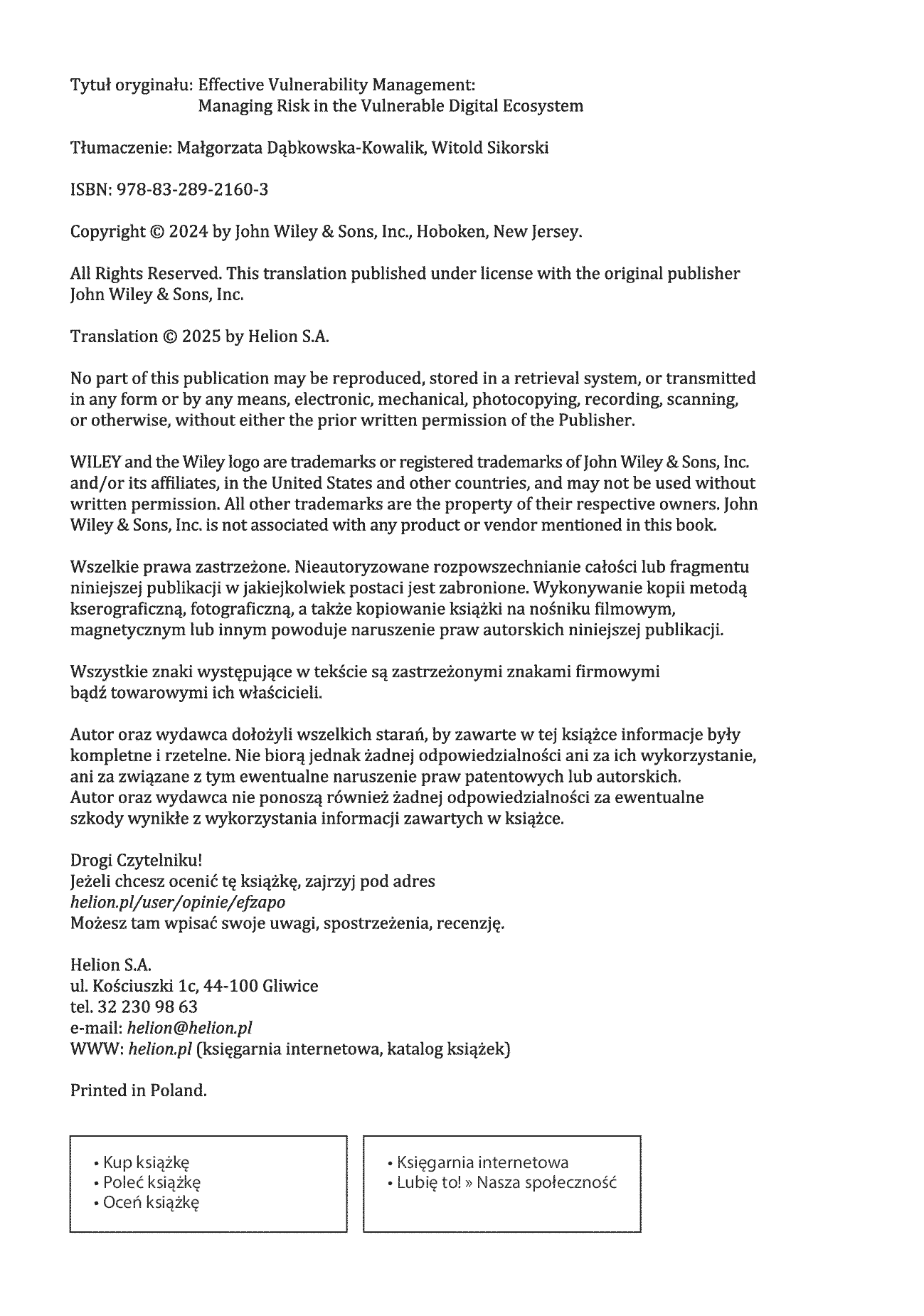 Fragment „Efektywne zarządzanie podatnościami na zagrożenia. Jak minimalizować ryzyko w cyfrowym ekosystemie” — strona 2 z 30