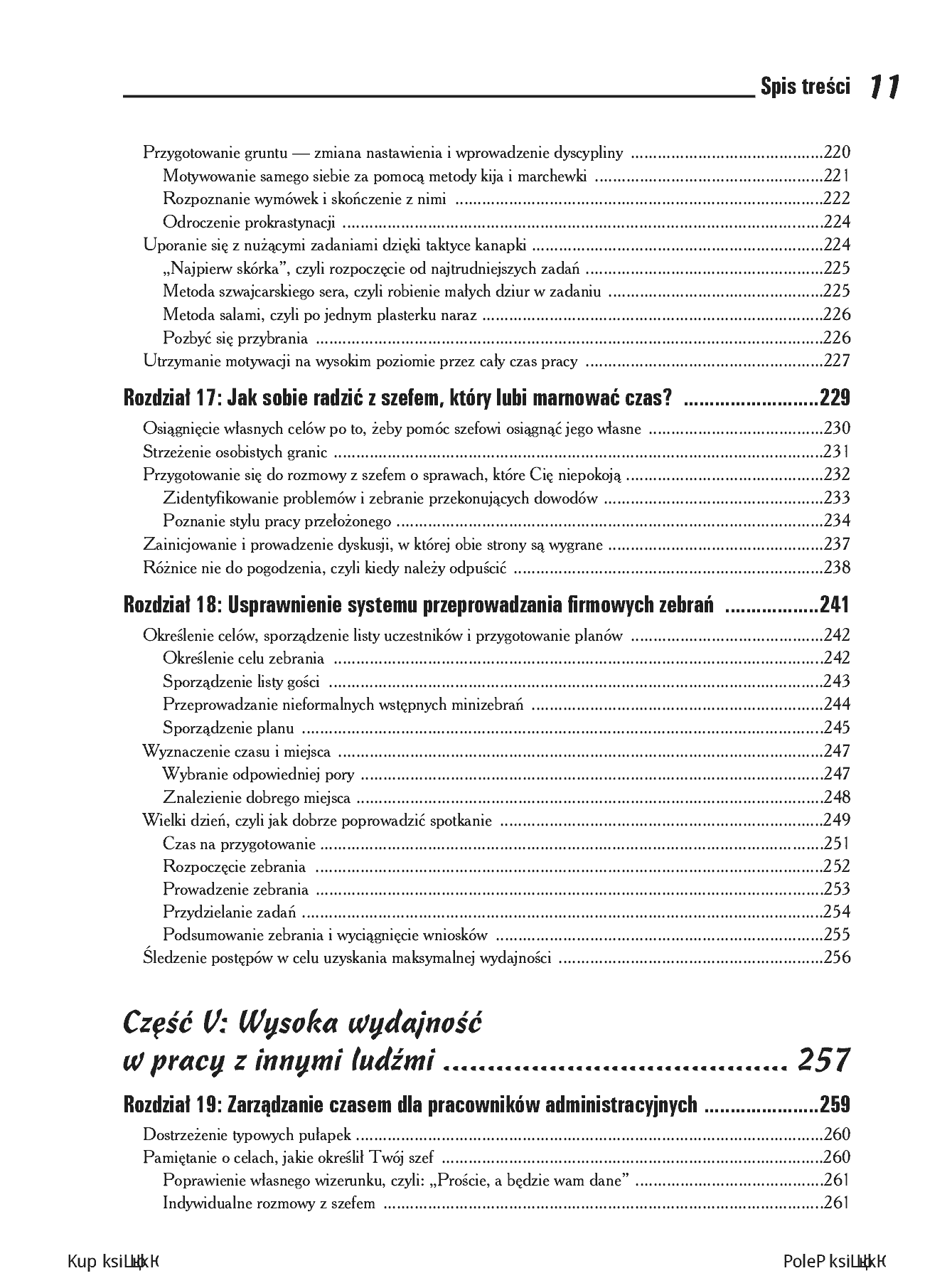 Fragment „Efektywne zarządzanie czasem dla bystrzaków. Wydanie II” — strona 9 z 30