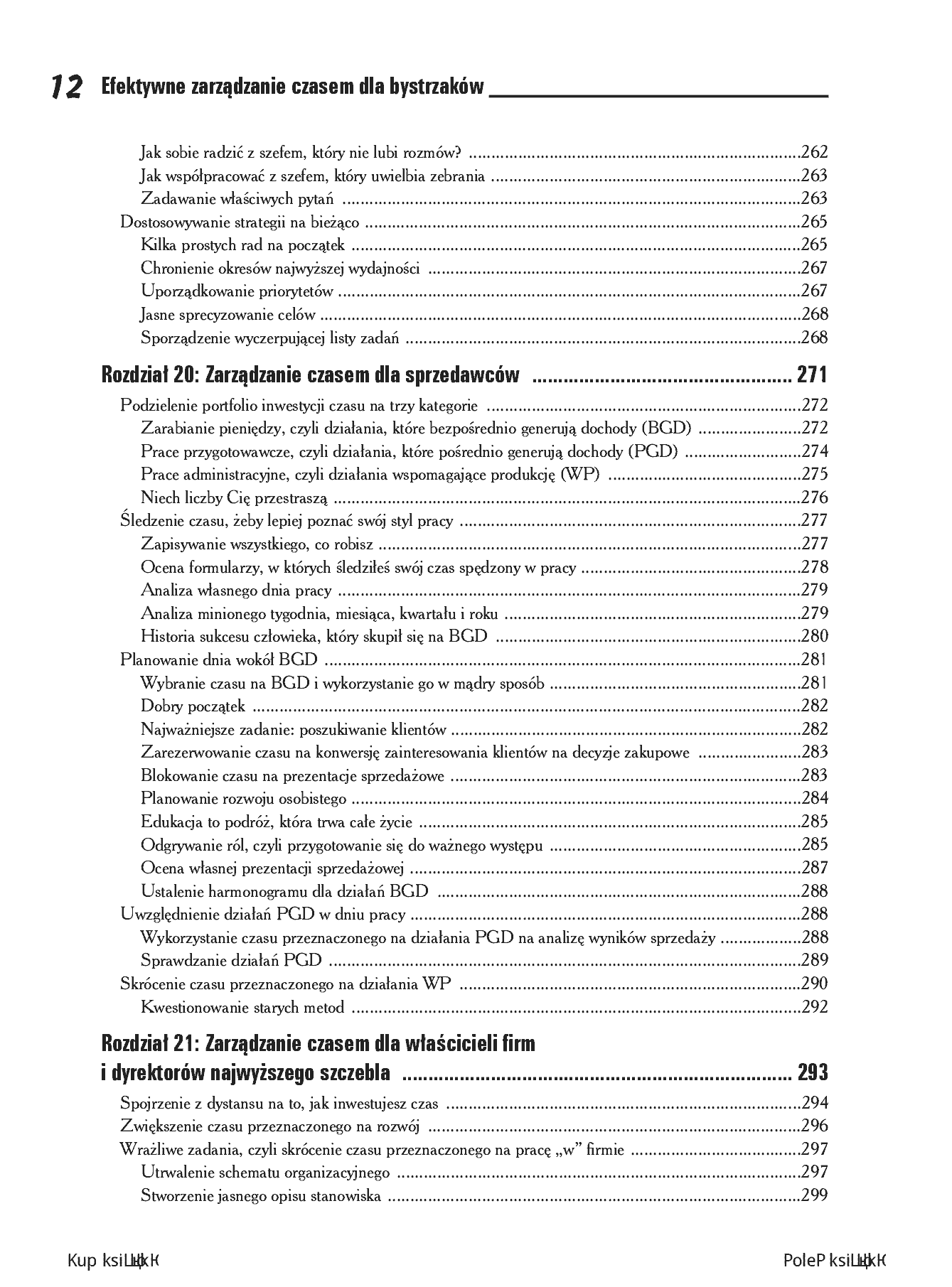 Fragment „Efektywne zarządzanie czasem dla bystrzaków. Wydanie II” — strona 10 z 30