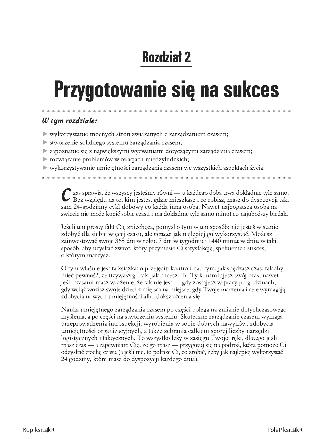 Fragment „Efektywne zarządzanie czasem dla bystrzaków. Wydanie II” — strona 13 z 30
