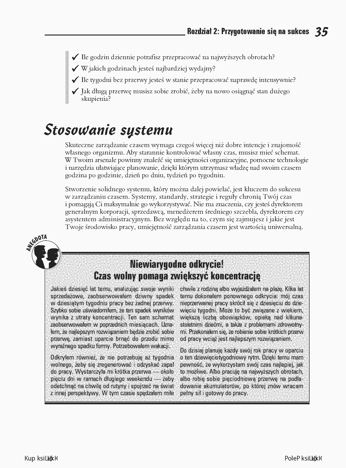 Fragment „Efektywne zarządzanie czasem dla bystrzaków. Wydanie II” — strona 17 z 30
