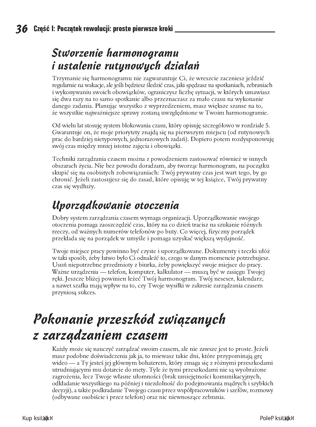 Fragment „Efektywne zarządzanie czasem dla bystrzaków. Wydanie II” — strona 18 z 30