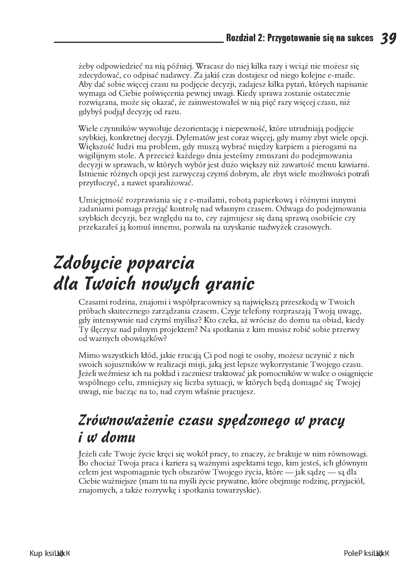 Fragment „Efektywne zarządzanie czasem dla bystrzaków. Wydanie II” — strona 21 z 30