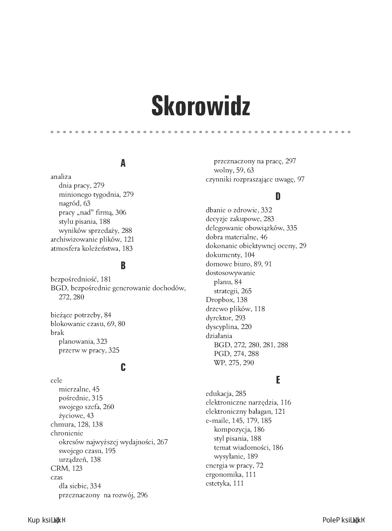 Fragment „Efektywne zarządzanie czasem dla bystrzaków. Wydanie II” — strona 25 z 30