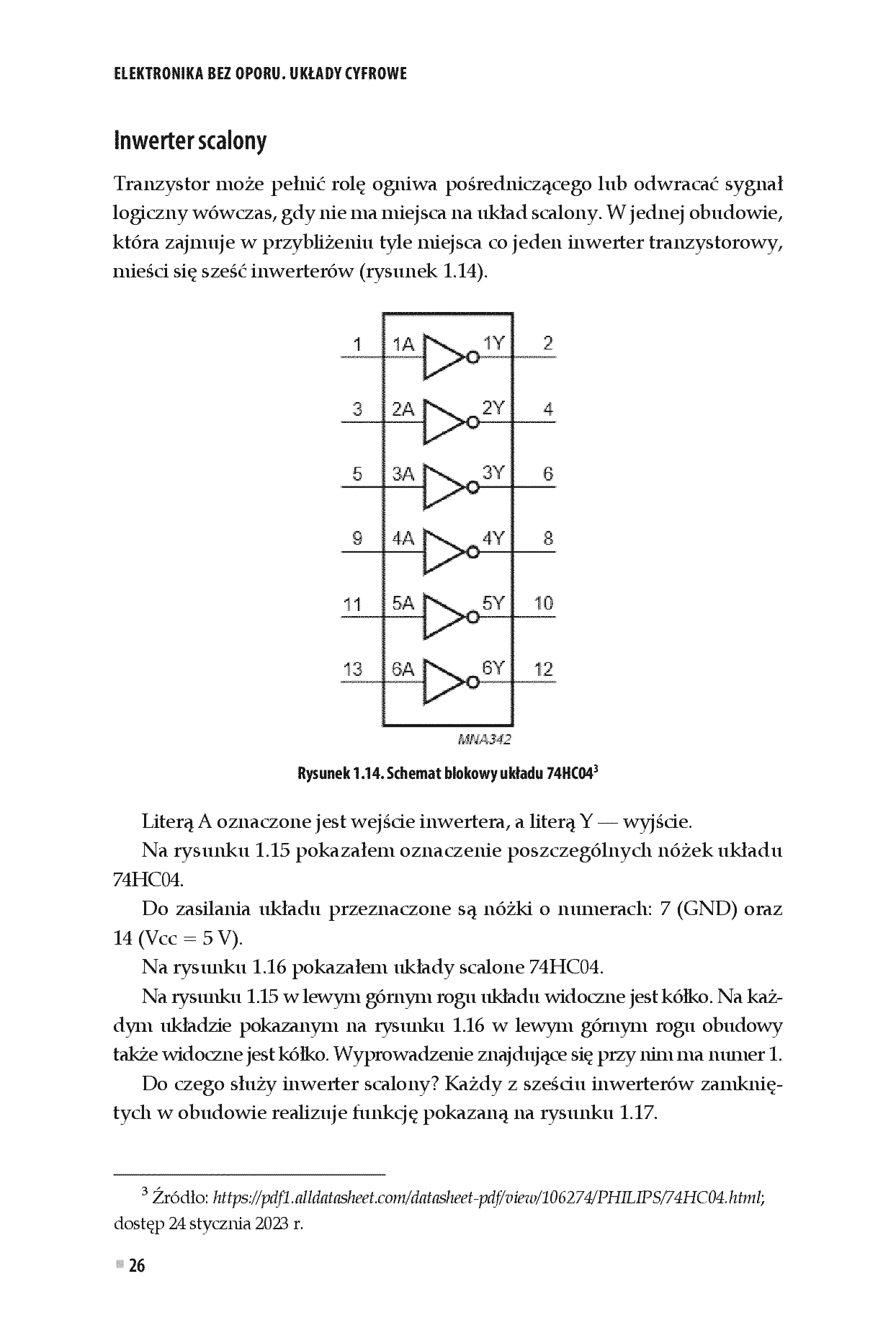 Fragment „Elektronika bez oporu. Układy cyfrowe” — strona 16 z 26