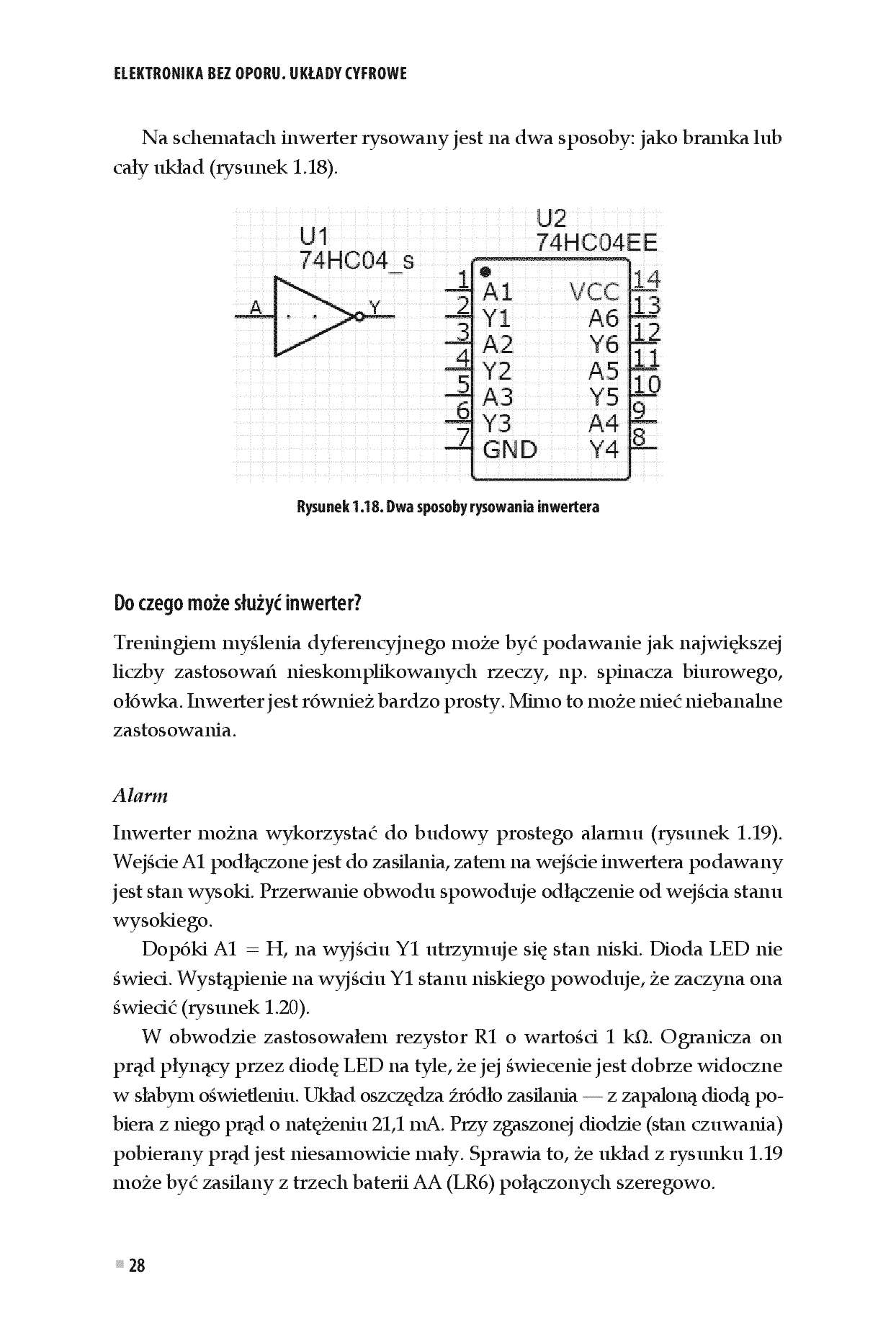 Fragment „Elektronika bez oporu. Układy cyfrowe” — strona 18 z 26