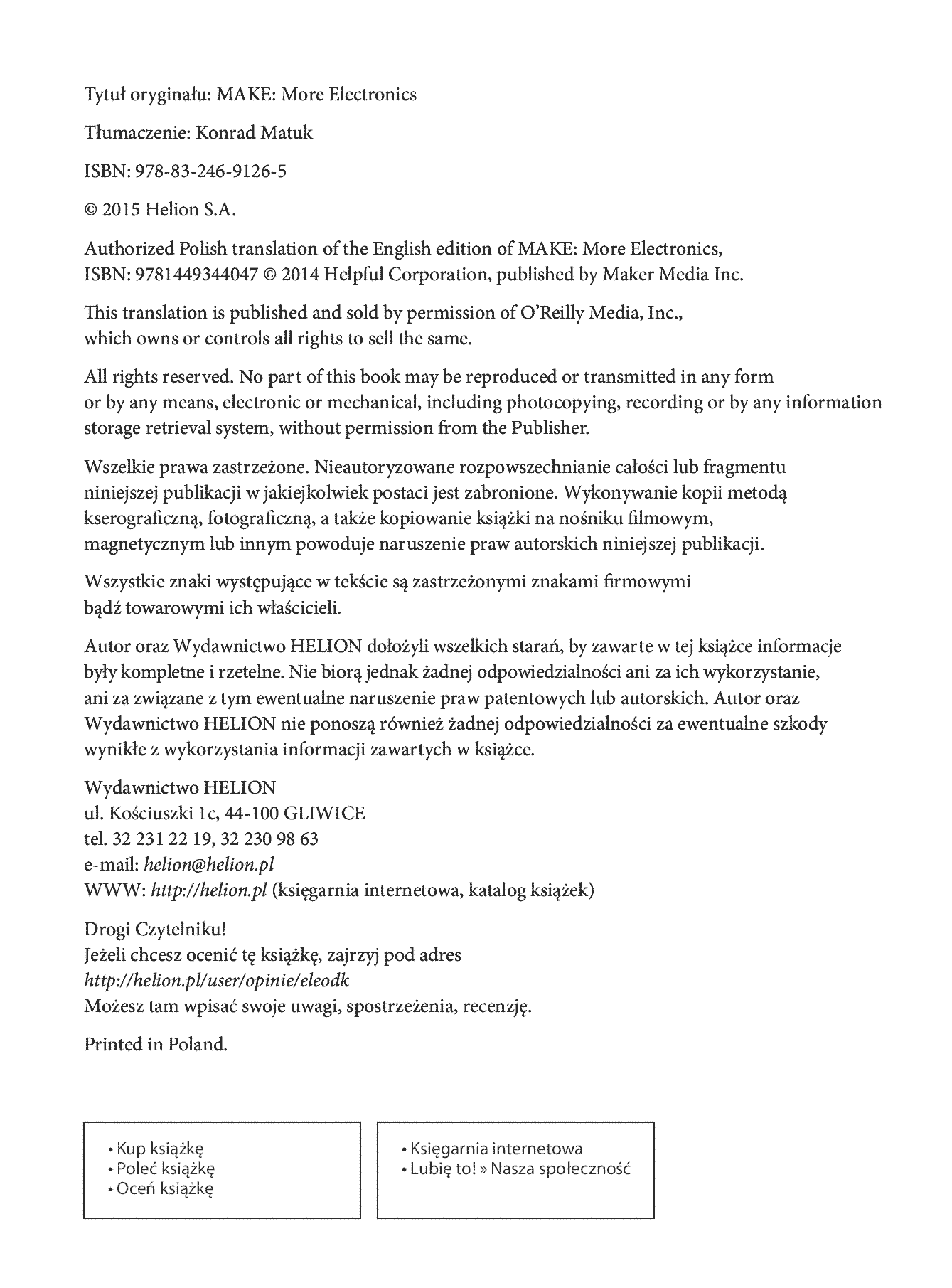 Fragment „Elektronika. Od praktyki do teorii. Kolejne eksperymenty” — strona 2 z 30