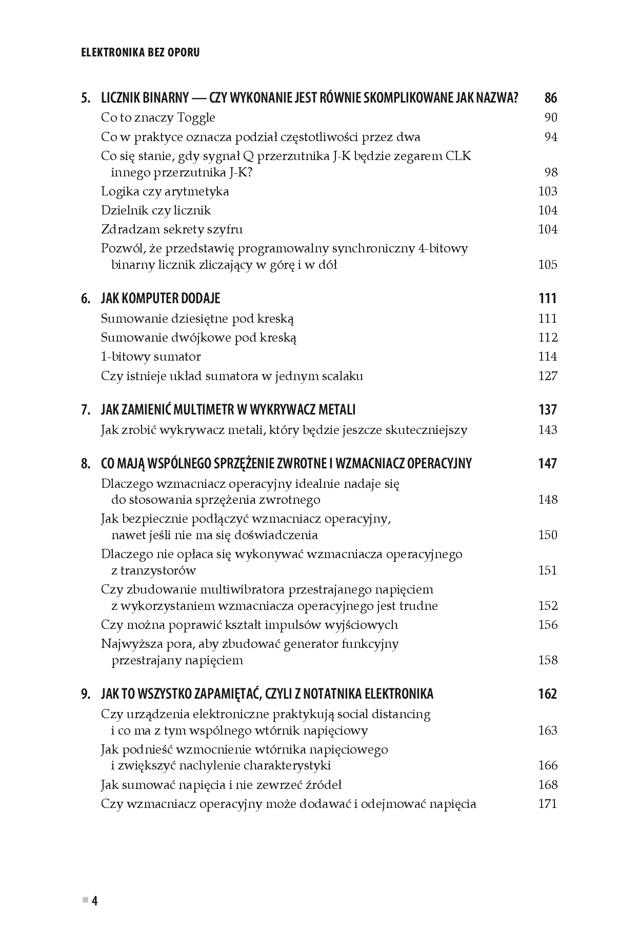 Fragment „Elektronika bez oporu. Praktyczne układy elektroniczne” — strona 4 z 22