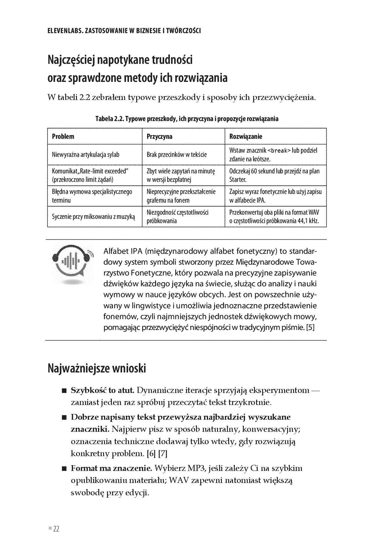 Fragment „ElevenLabs. Zastosowanie w biznesie i twórczości” — strona 18 z 22