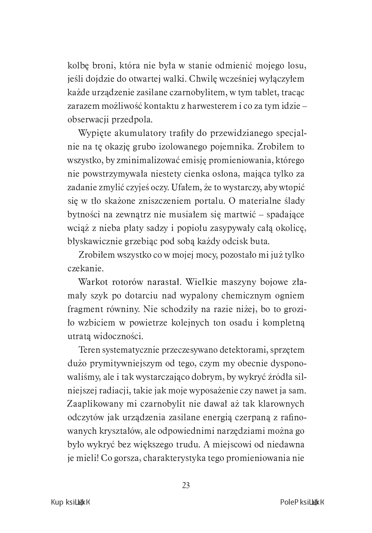 Fragment „Emisariusz. Powieść z Uniwersum gry Chernobylite” — strona 21 z 30